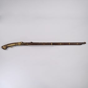 Japanese Inlaid Matchlock Musket, 18th/19th C.