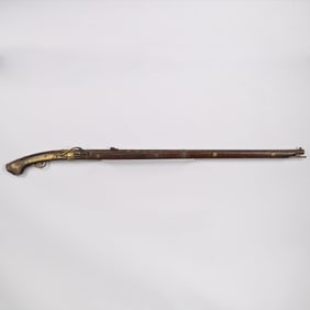 Japanese Inlaid Matchlock Musket, 18th/19th C.