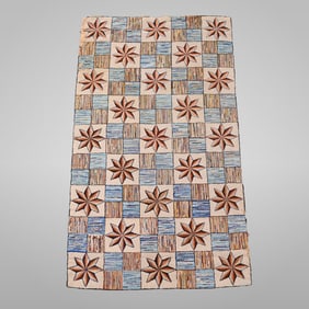 American Folk Art Hooked Rug