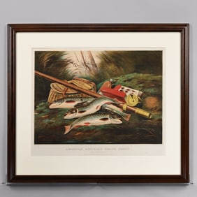 Currier & Ives - "American Speckled Brook Trout"