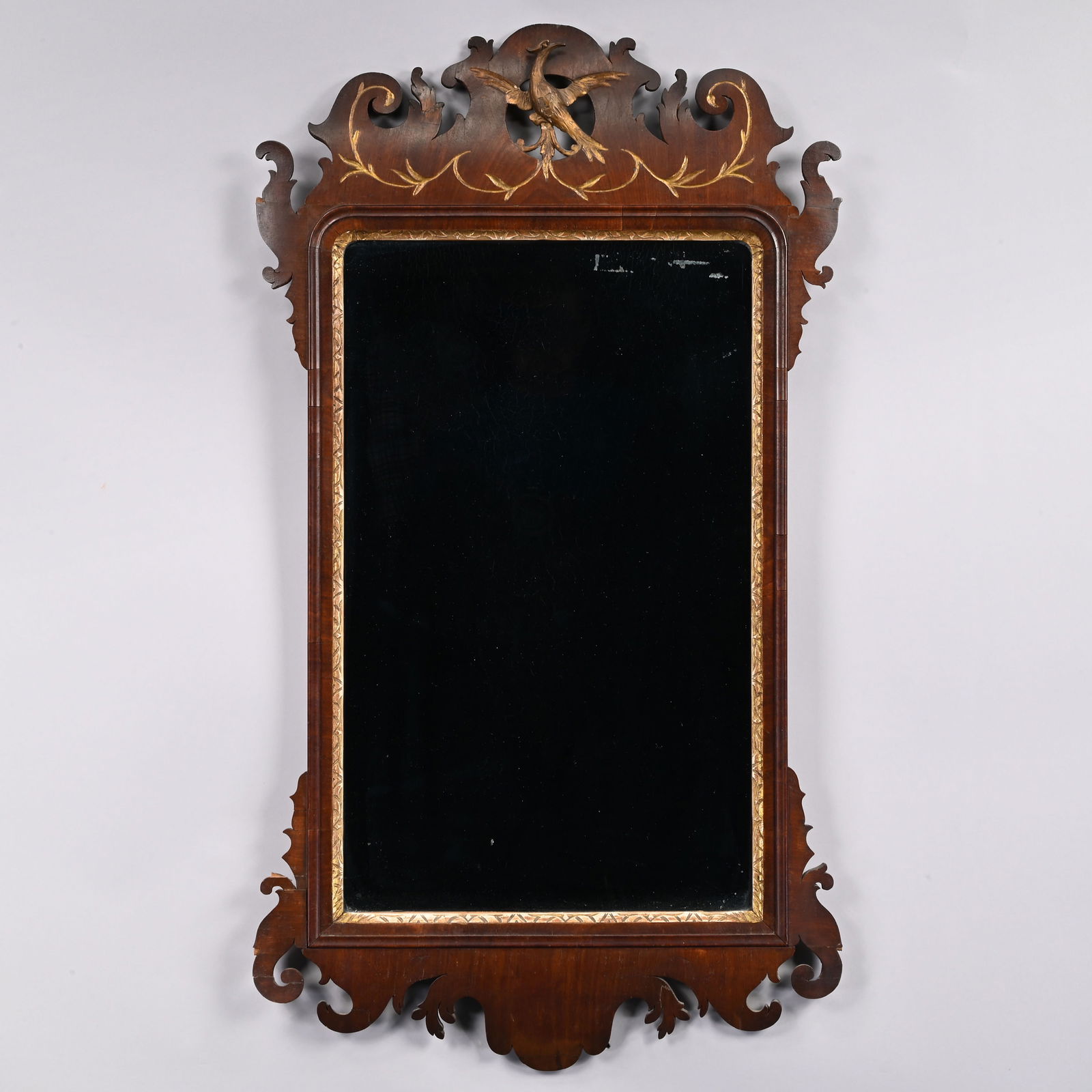 Chippendale Mahogany and Parcel-Gilt Mirror (1 of 6)