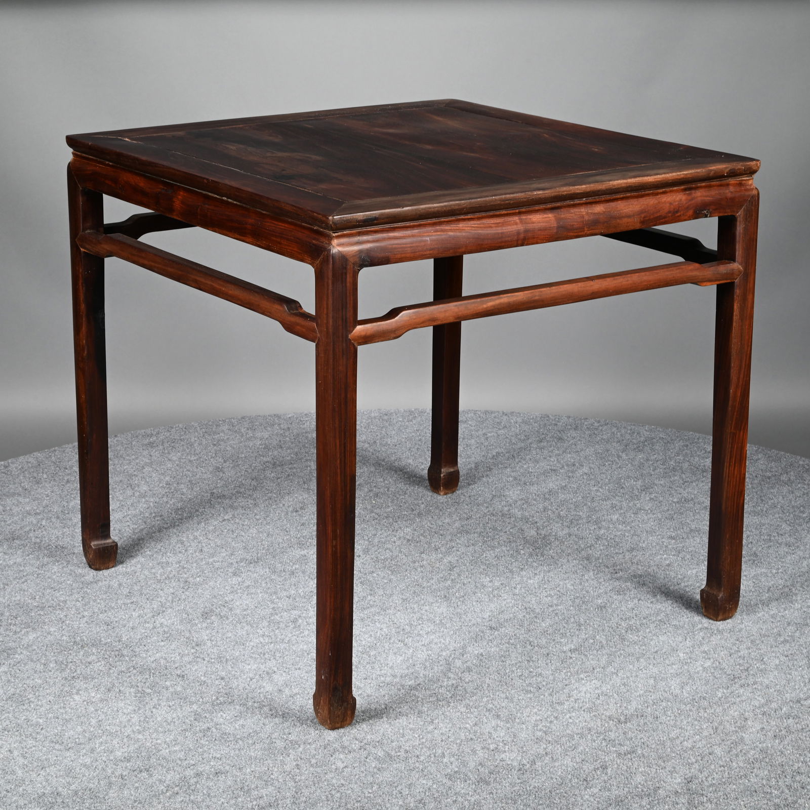 Chinese Hardwood Square Library Table (1 of 7)