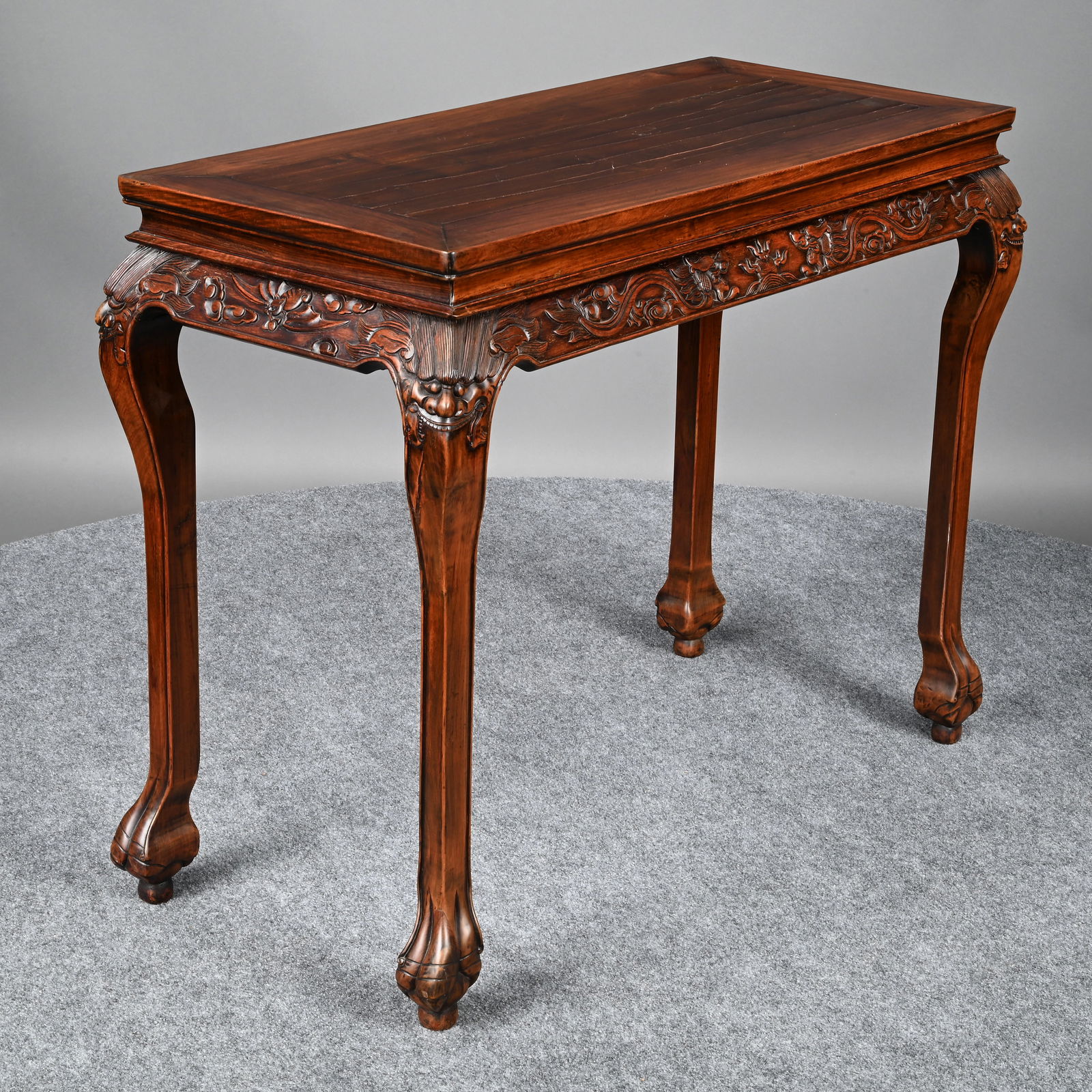 Chinese Carved Hardwood Center Table (1 of 16)