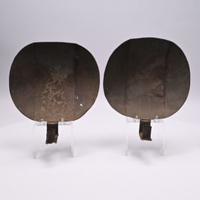Pair of American Early Tin Sconces