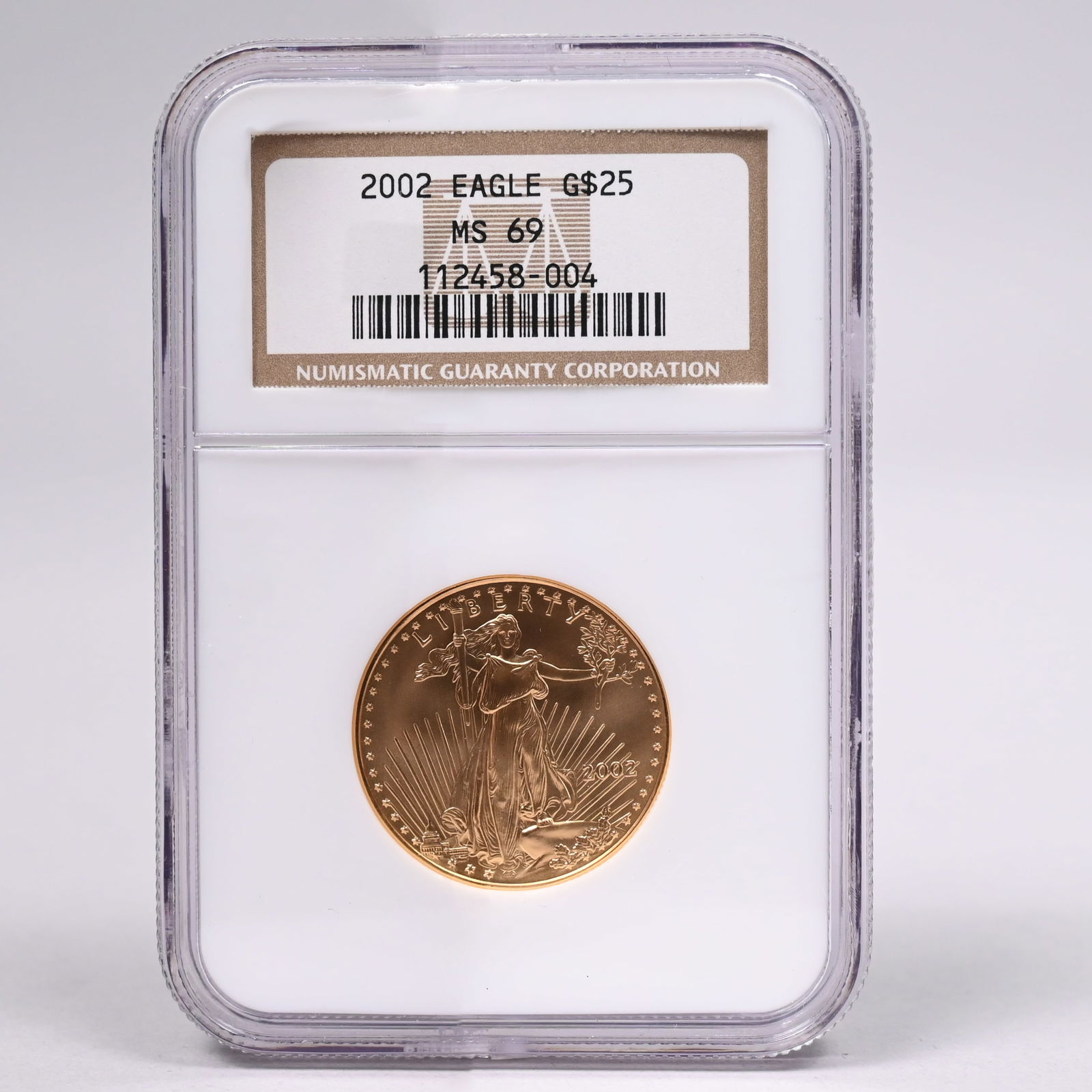 2002 US Gold Eagle $25 Coin - MS69 (1 of 2)