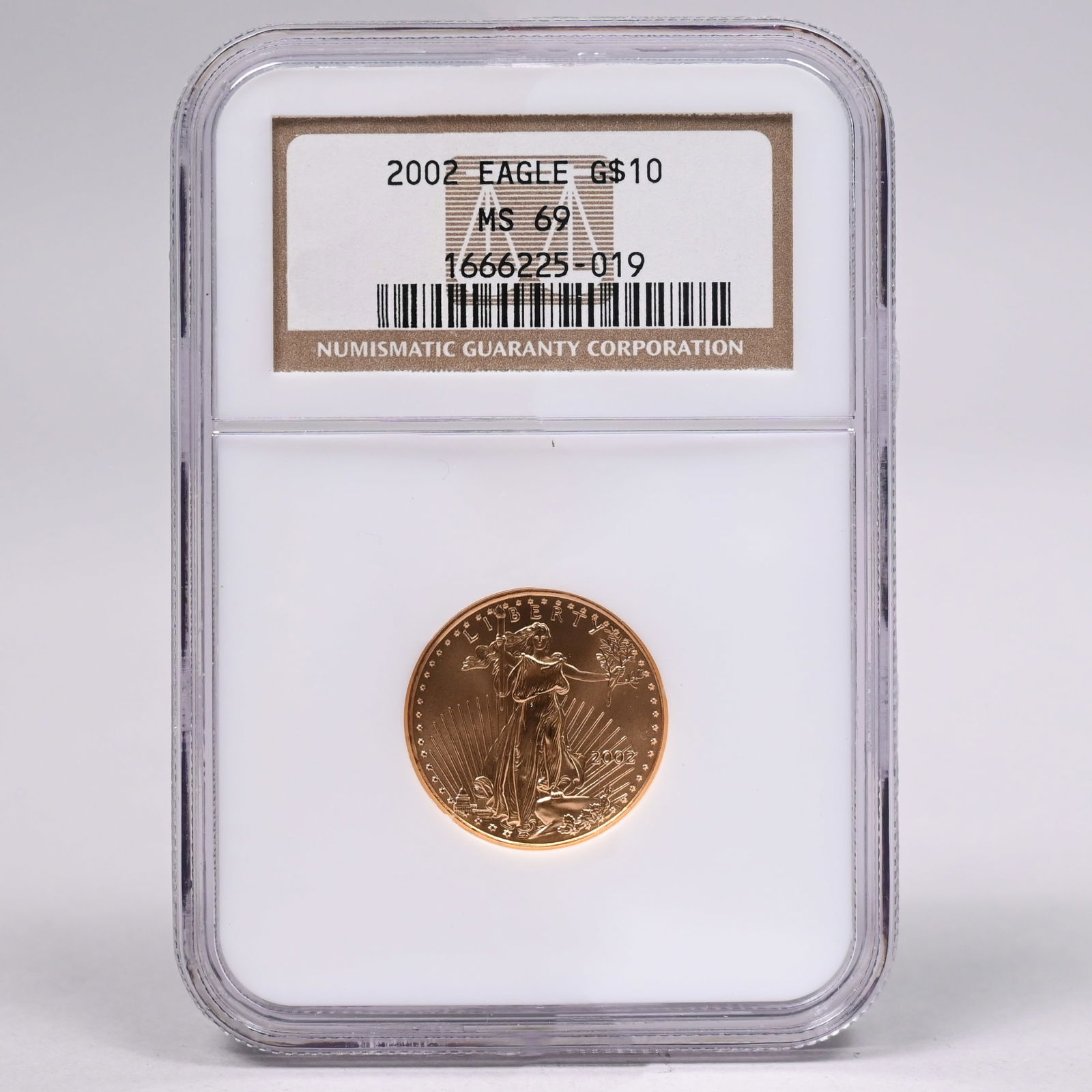 2002 US Gold Eagle $10 Coin - MS69 (1 of 2)