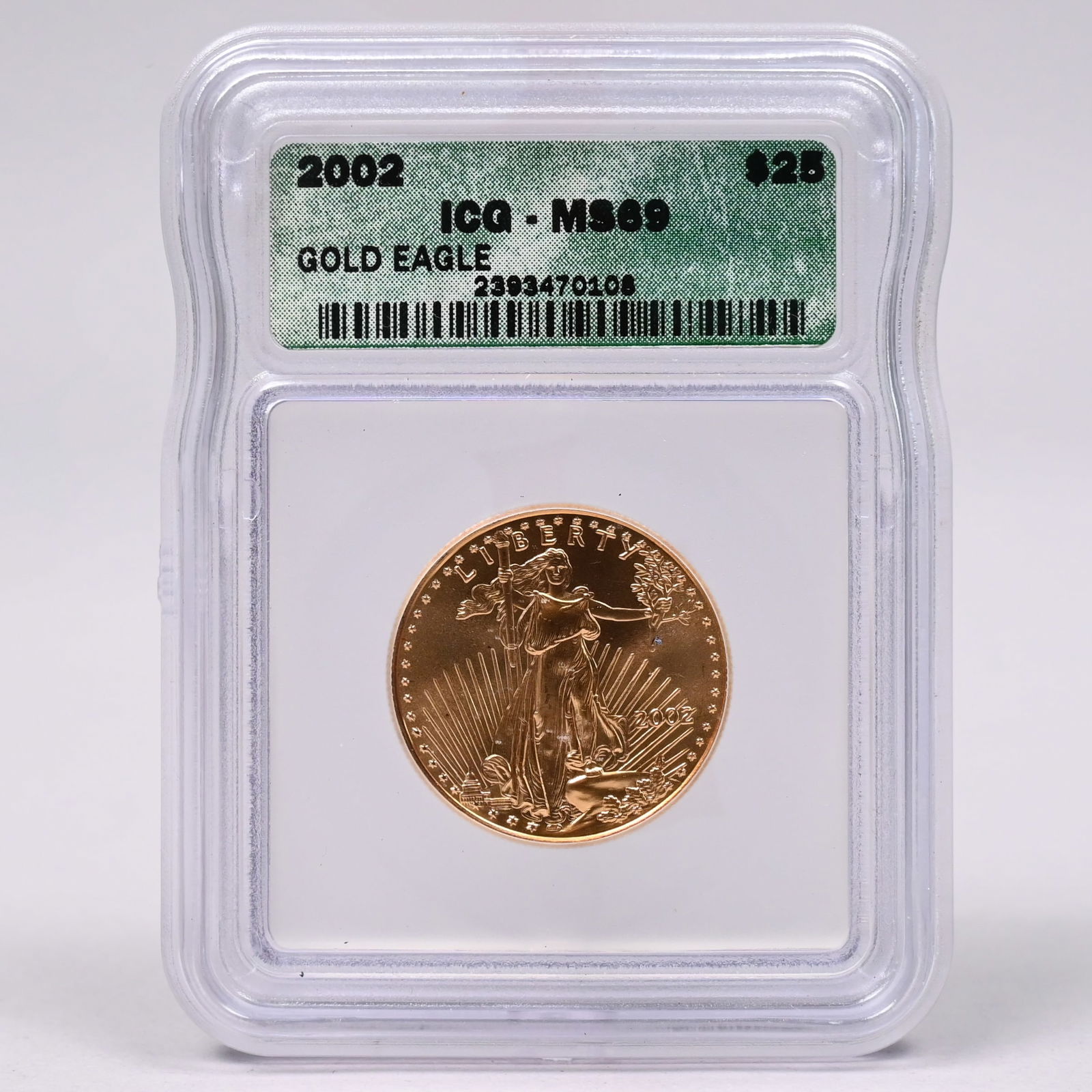 2002 US Gold Eagle $25 Coin - MS69 (1 of 2)