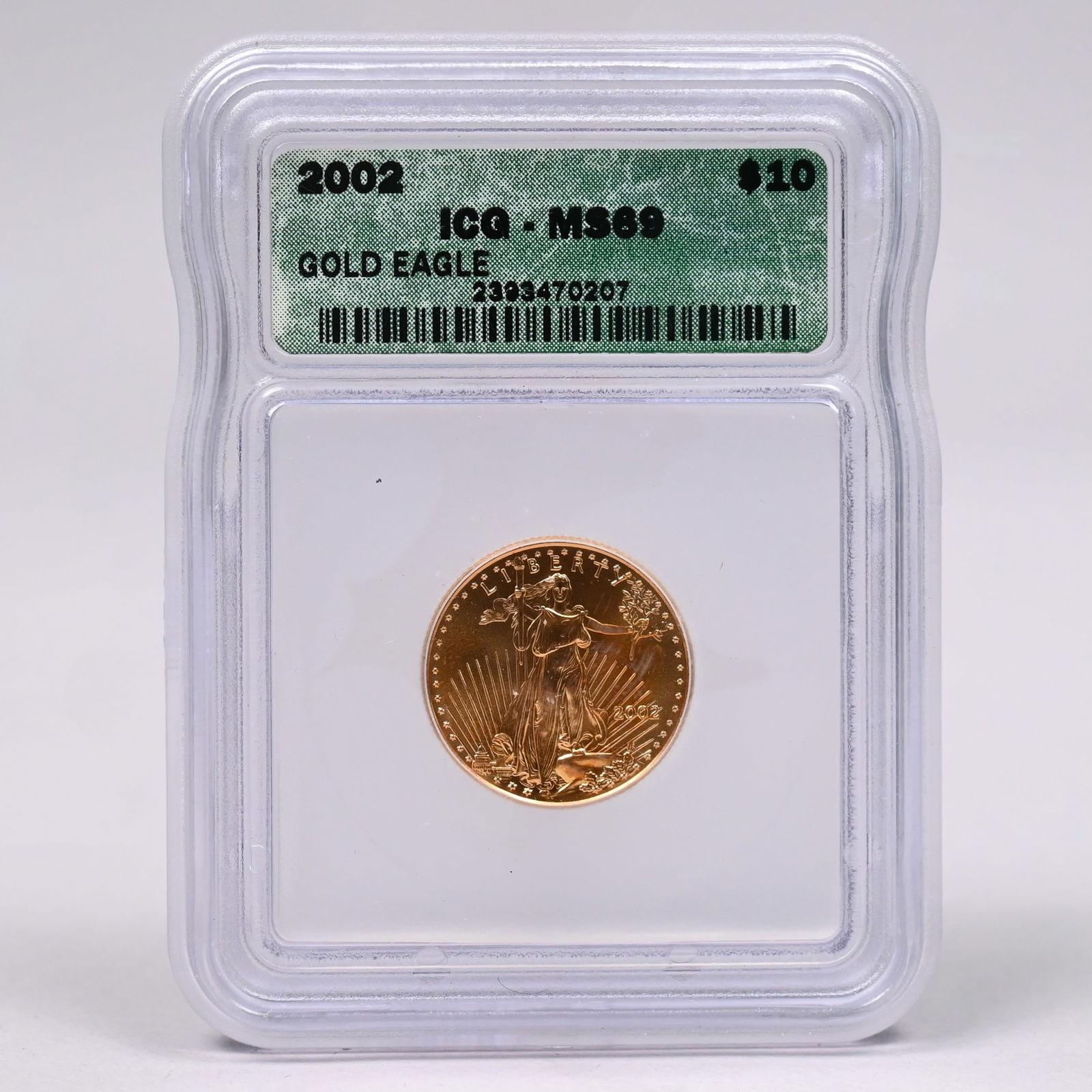 2002 US Gold Eagle $10 Coin - MS69 (1 of 2)