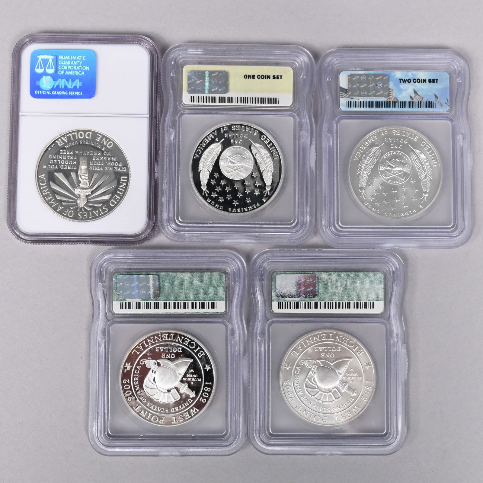 Ten US Silver Commemorative Silver Dollars - 9