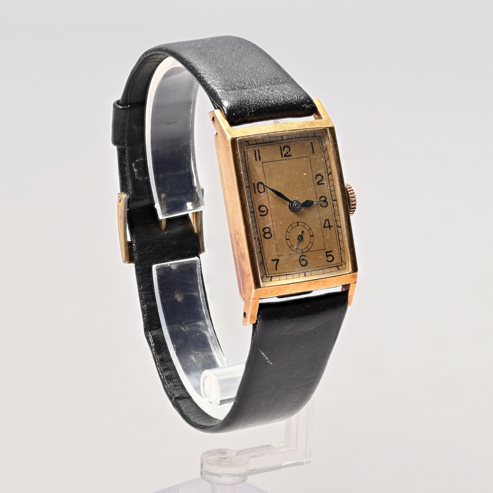 Zentra Gent's Art Deco 14k Yellow Gold Wristwatch (1 of 5)