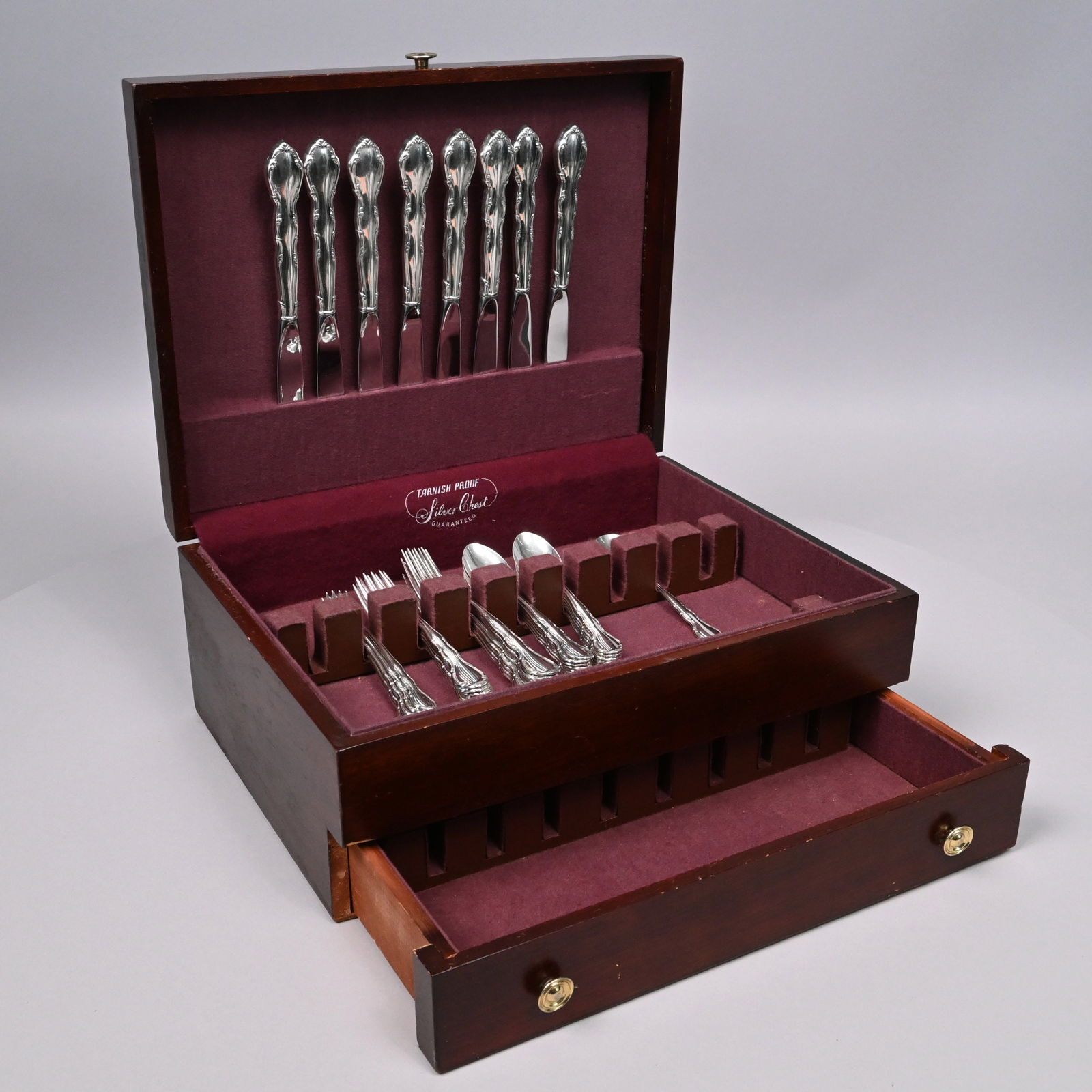 American Sterling Silver Flatware Service (1 of 12)