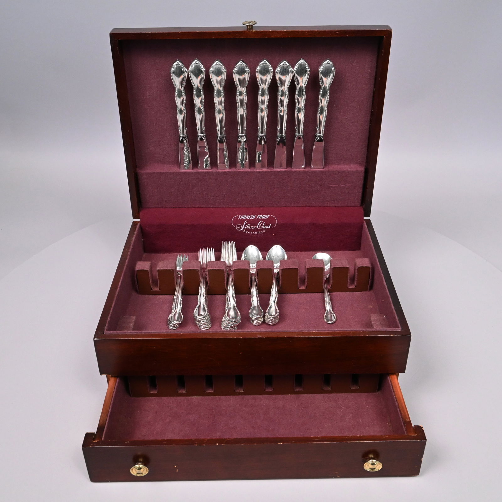 American Sterling Silver Flatware Service - 2