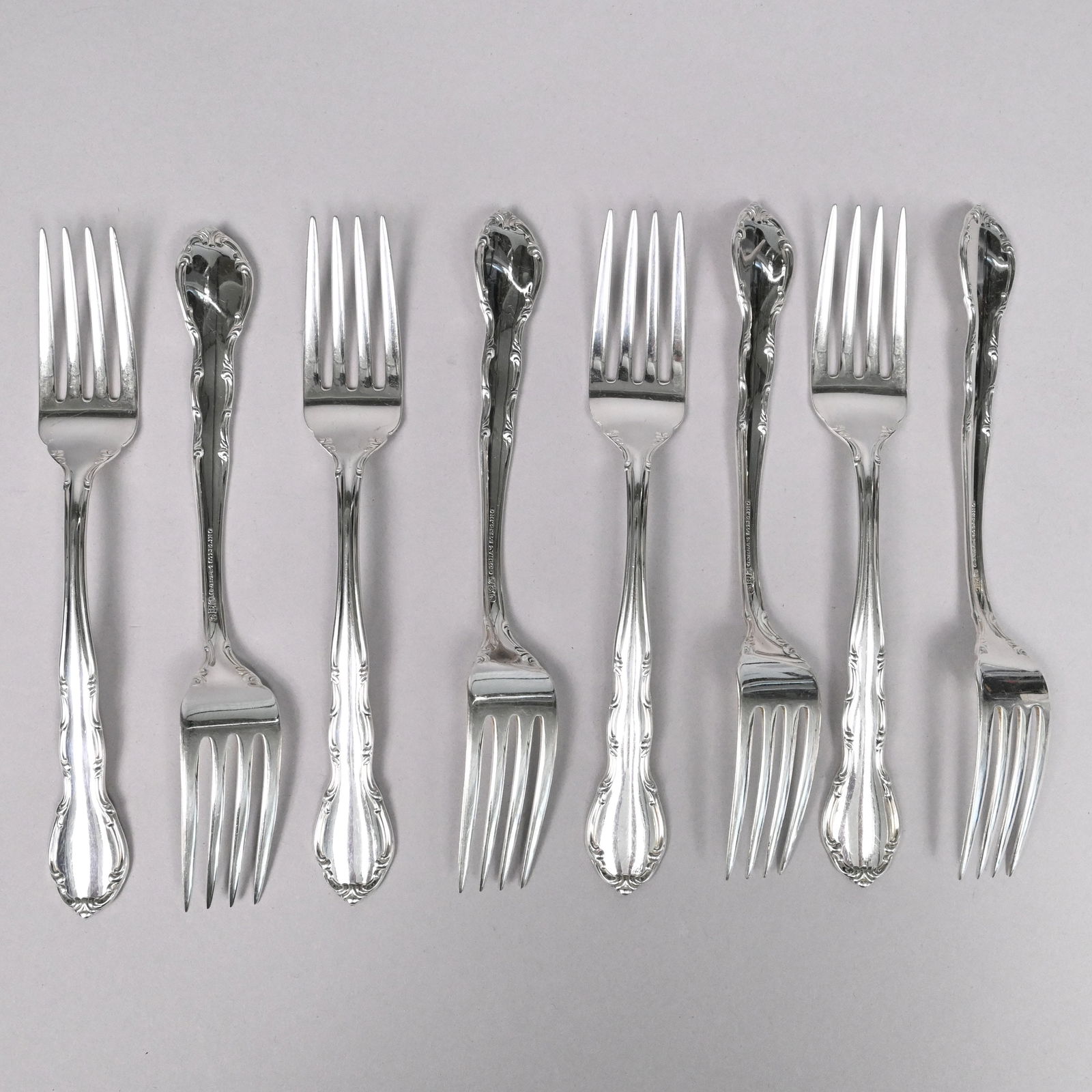 American Sterling Silver Flatware Service - 6