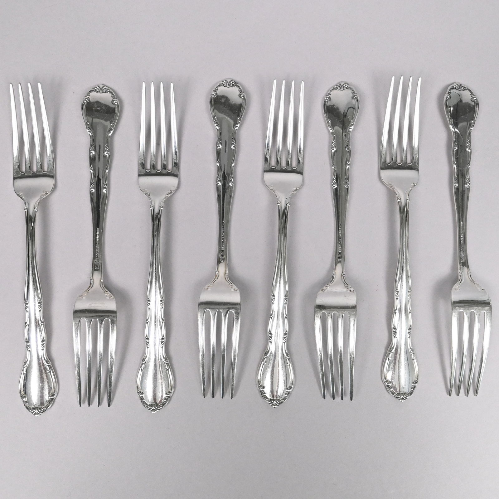 American Sterling Silver Flatware Service - 7