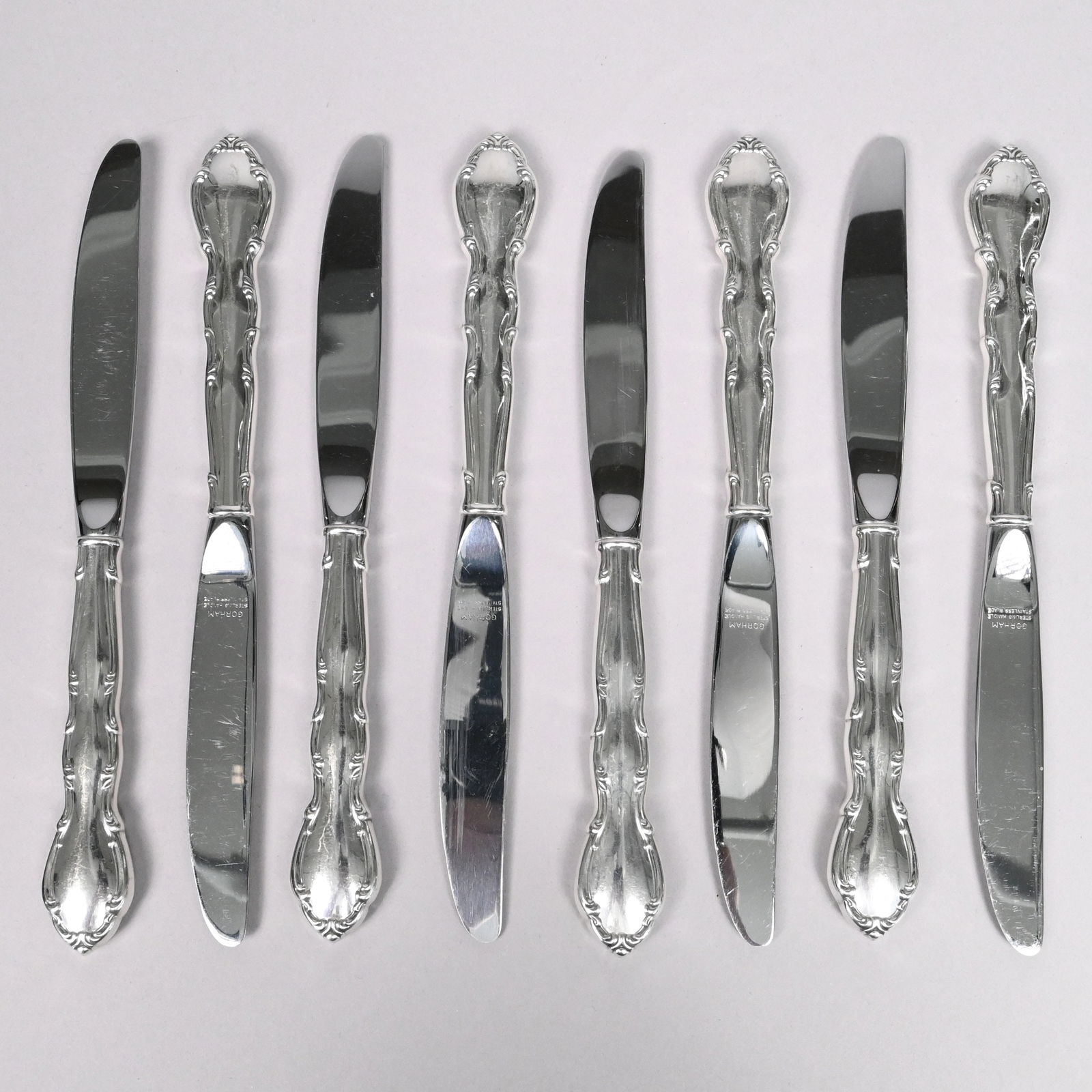 American Sterling Silver Flatware Service - 8