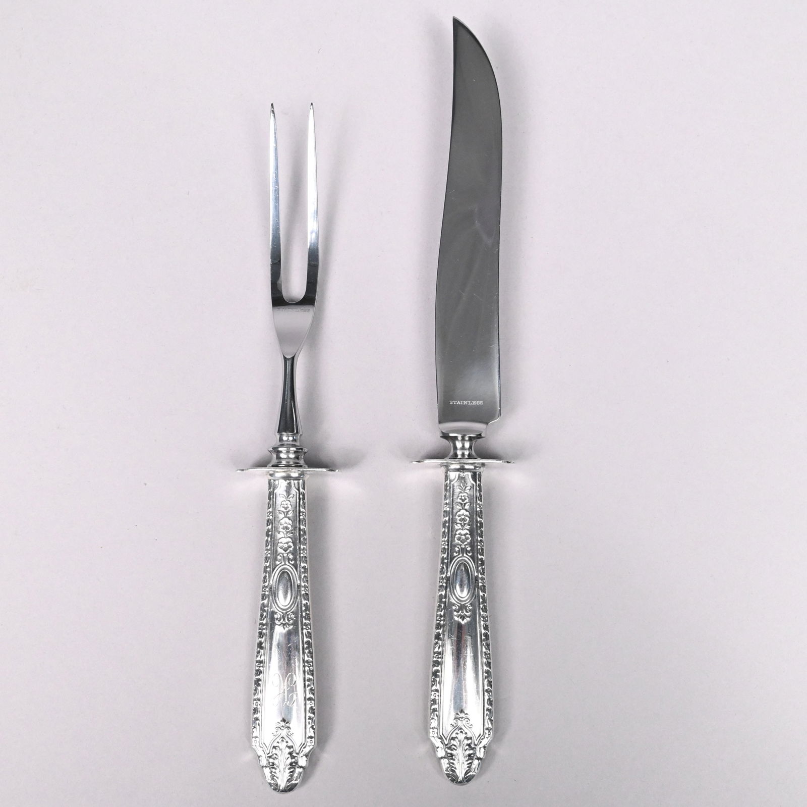 American Sterling Silver Flatware Service - 13