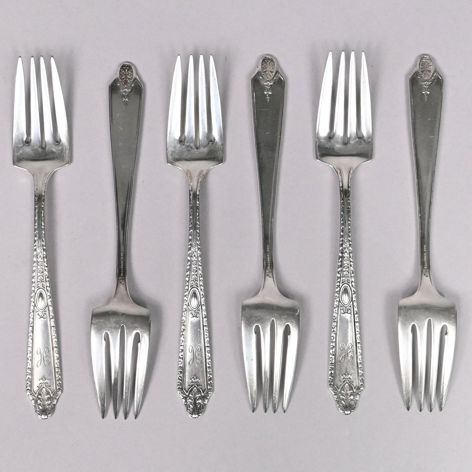 American Sterling Silver Flatware Service - 3
