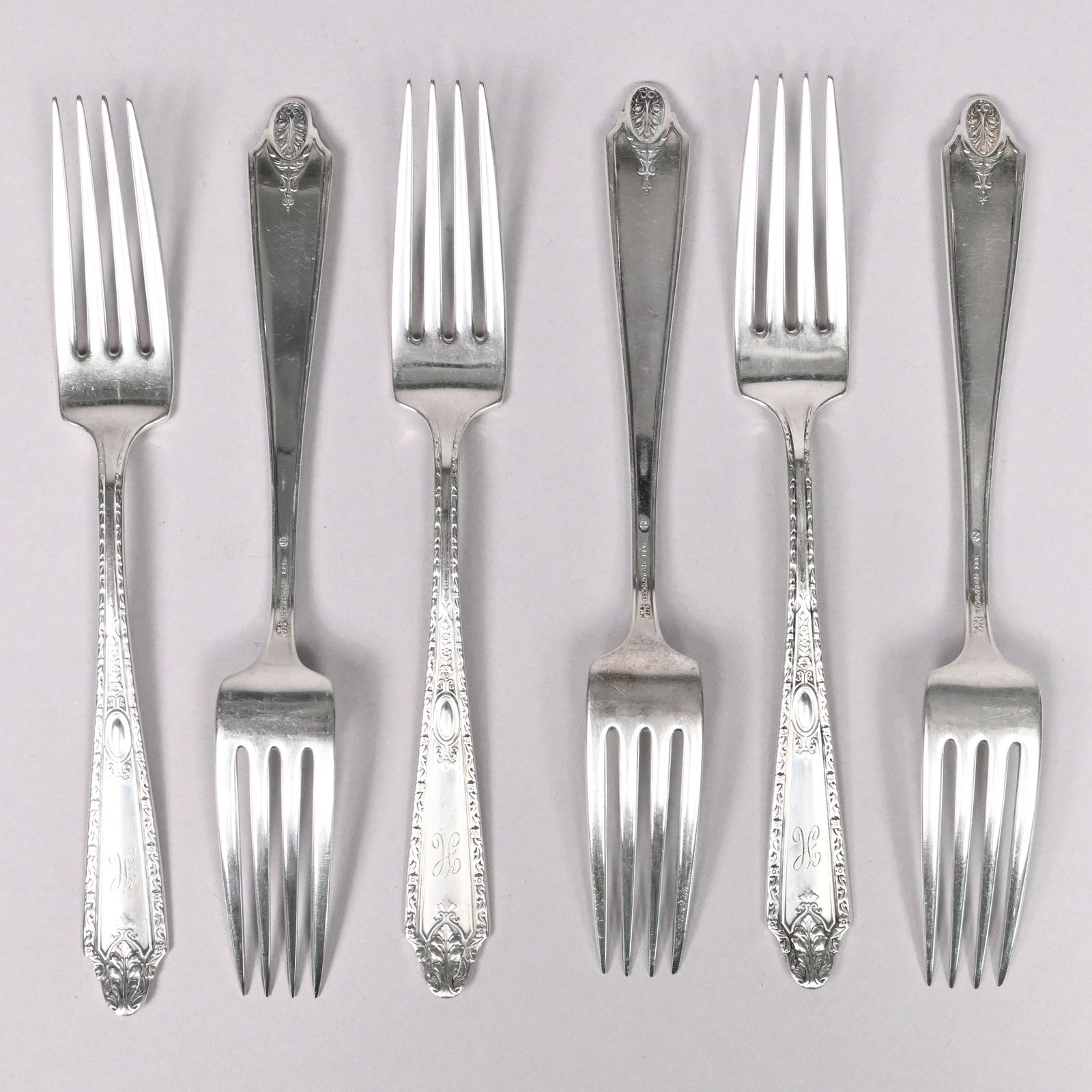 American Sterling Silver Flatware Service - 7