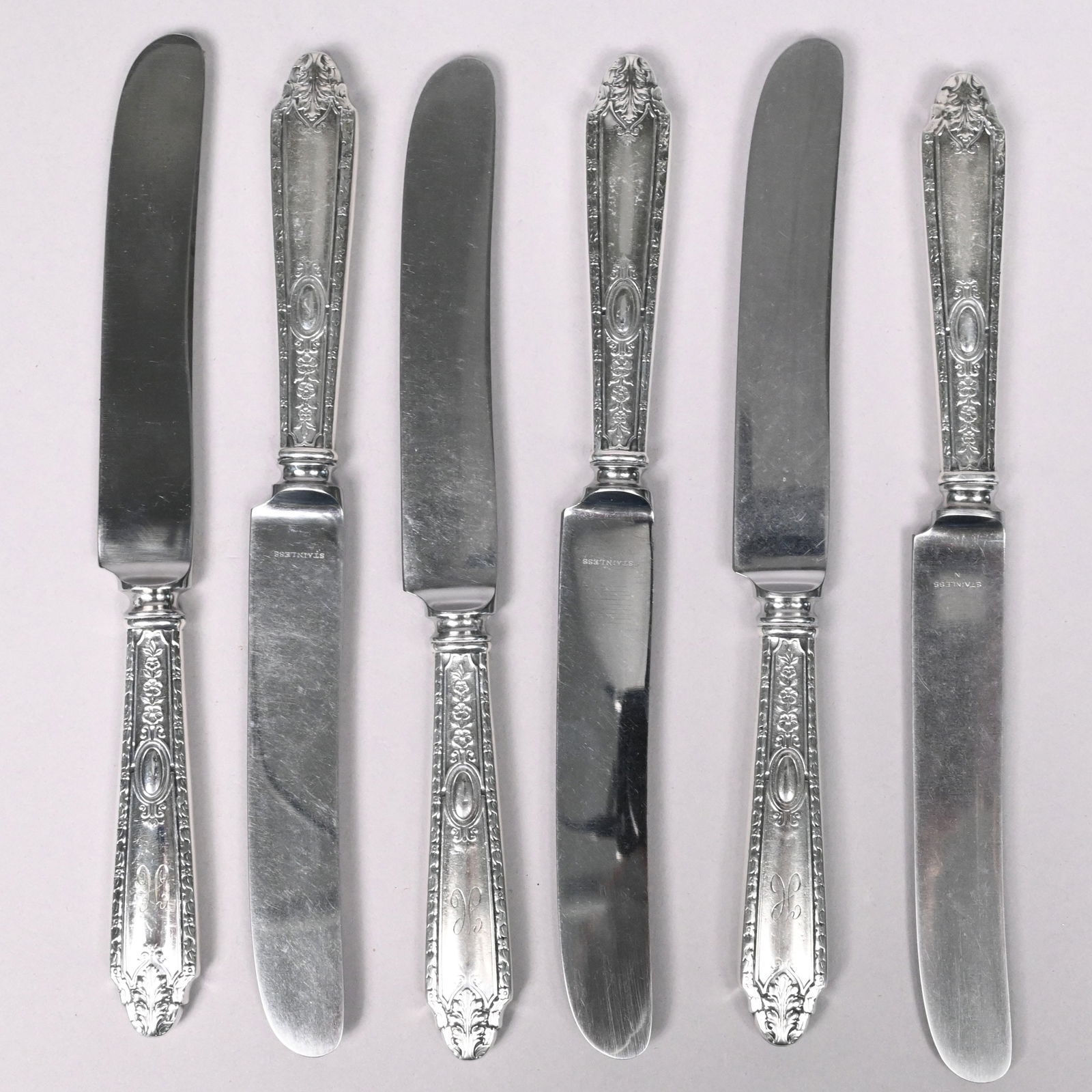 American Sterling Silver Flatware Service - 8