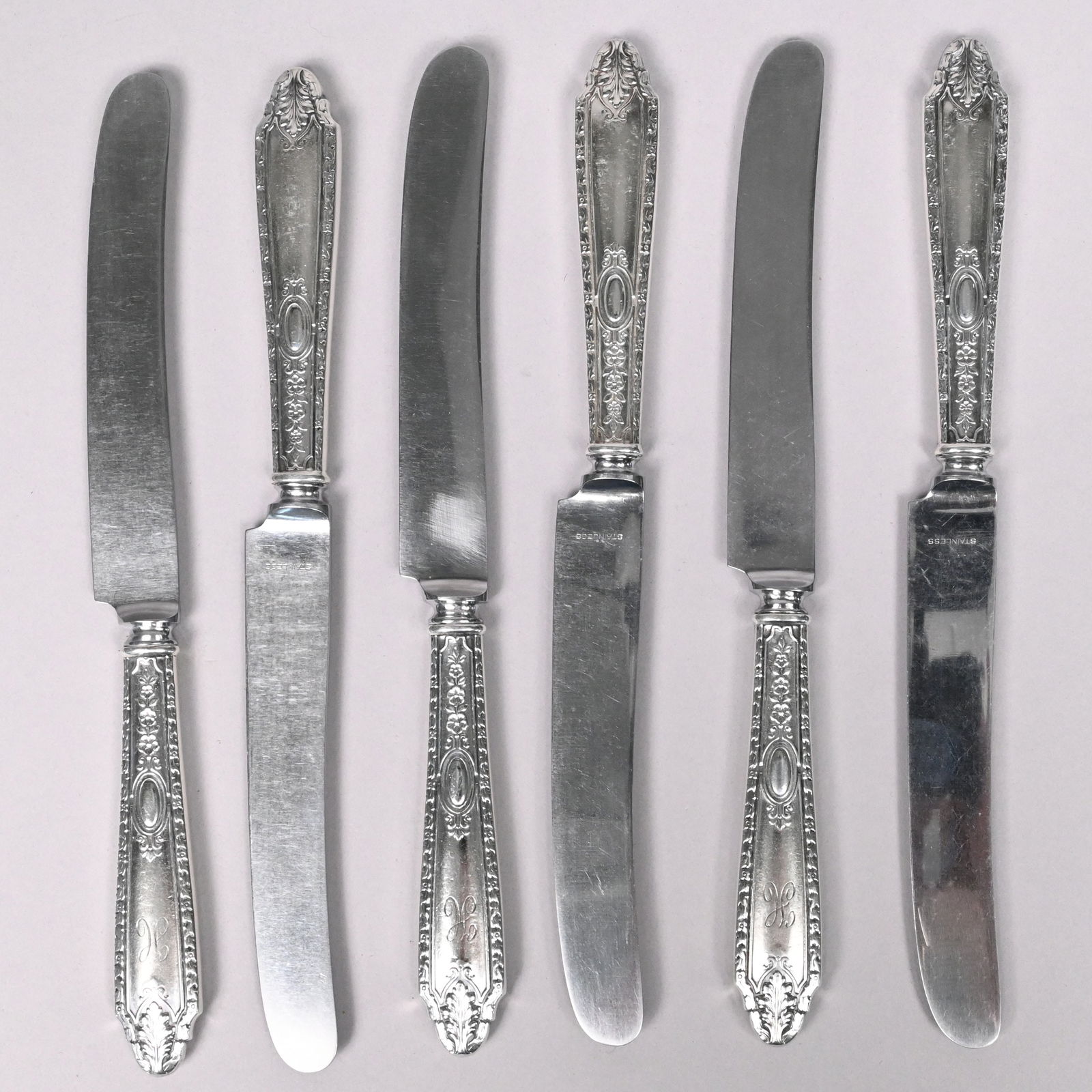 American Sterling Silver Flatware Service - 9