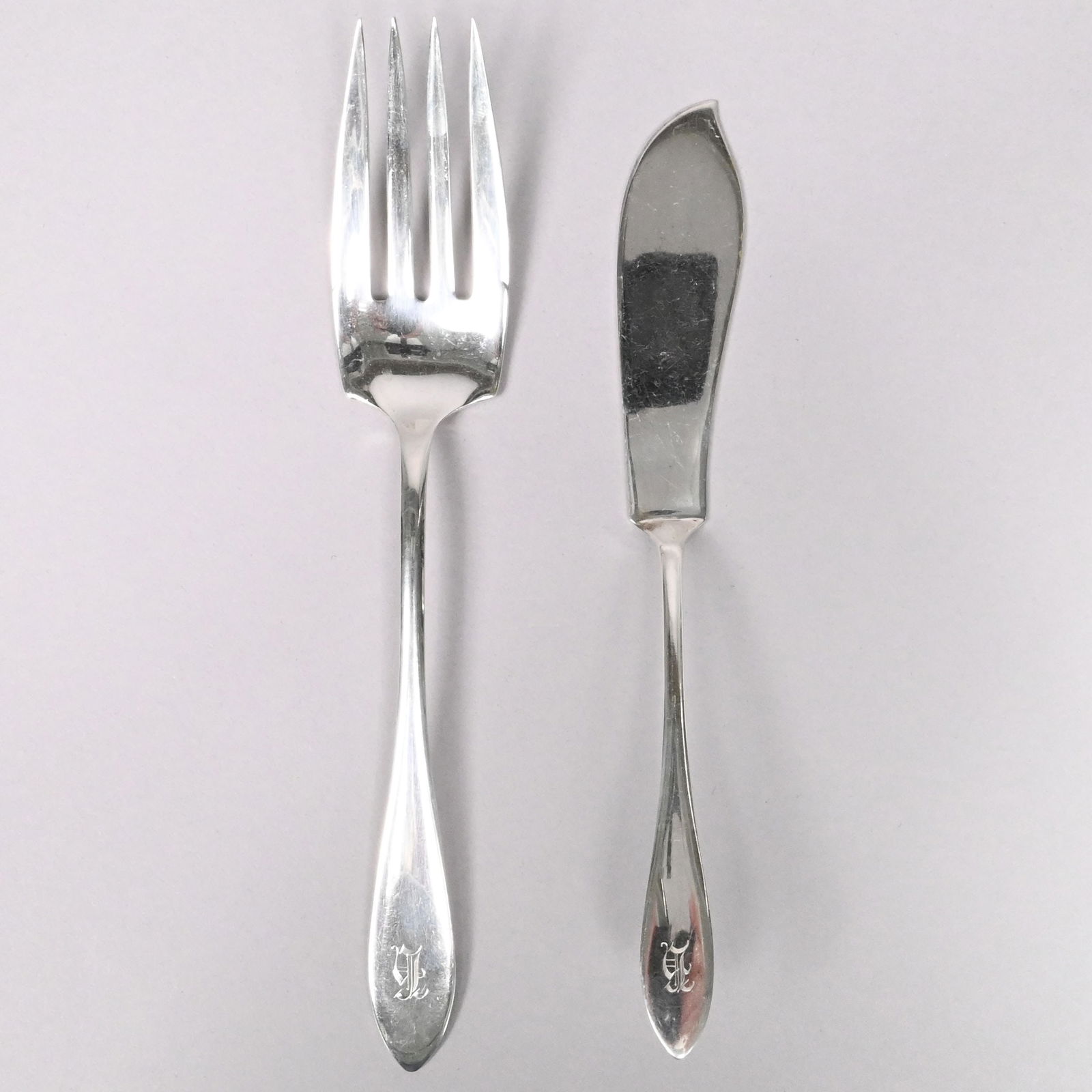 American Sterling Silver Part Flatware Service - 13
