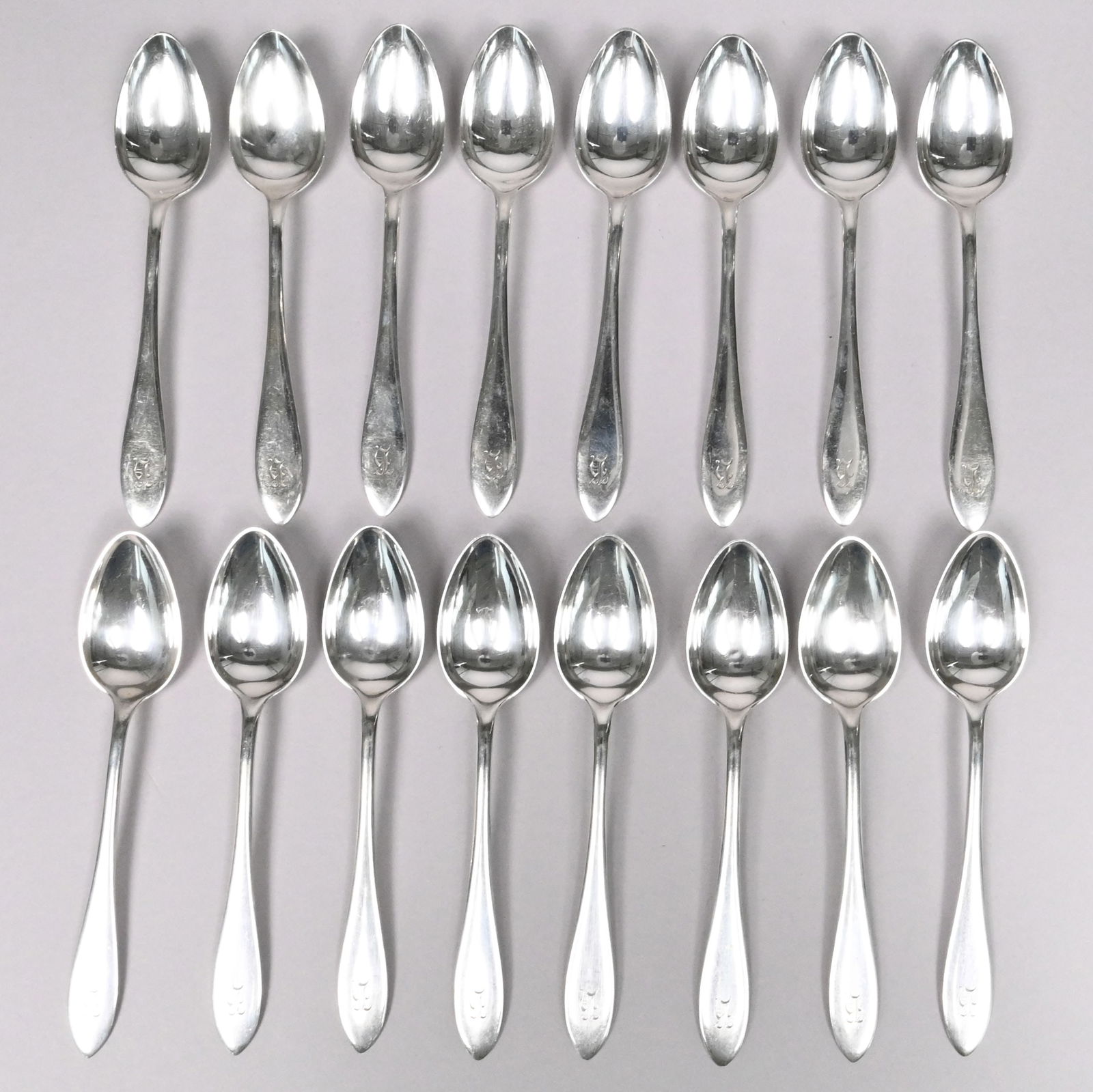 American Sterling Silver Part Flatware Service - 5