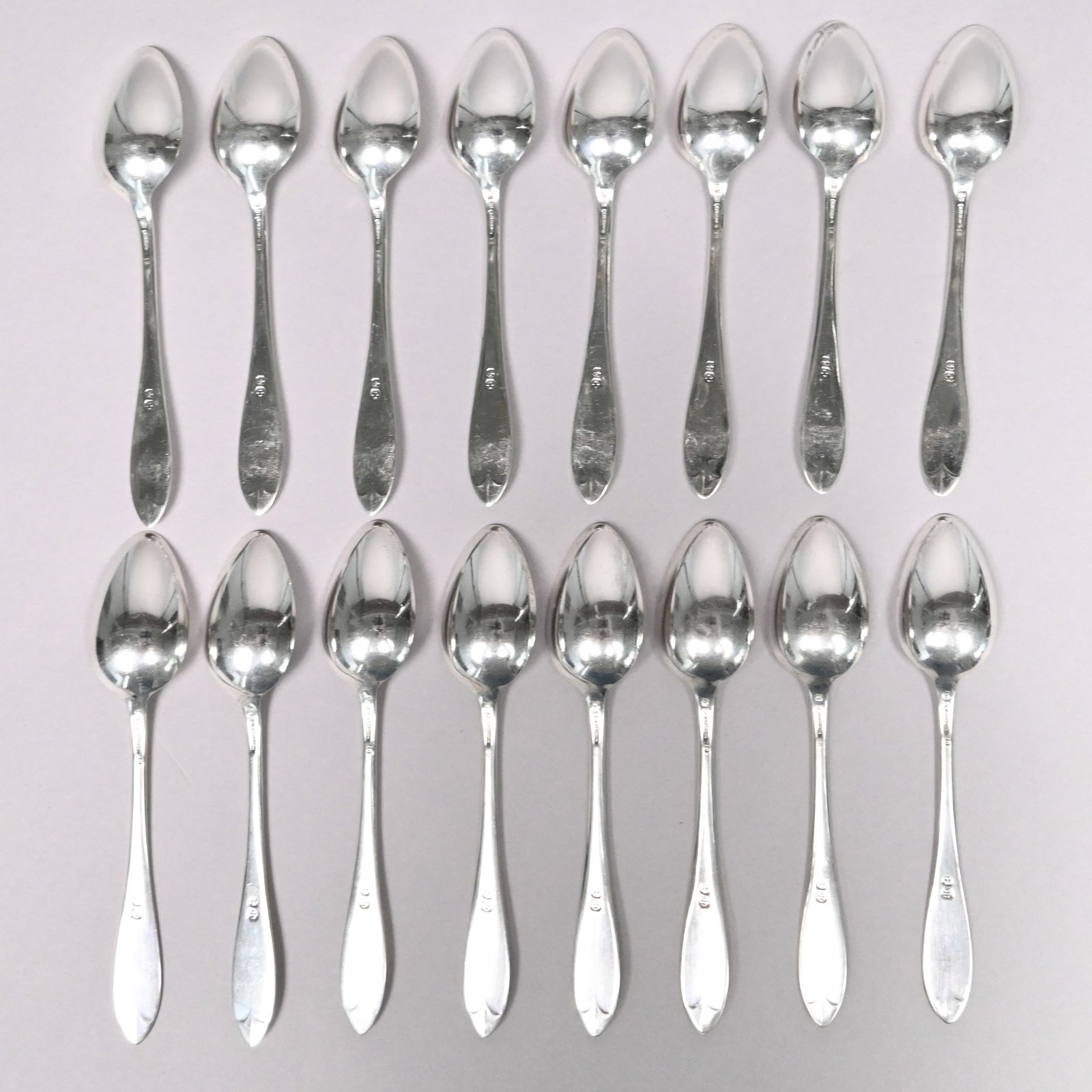 American Sterling Silver Part Flatware Service - 6