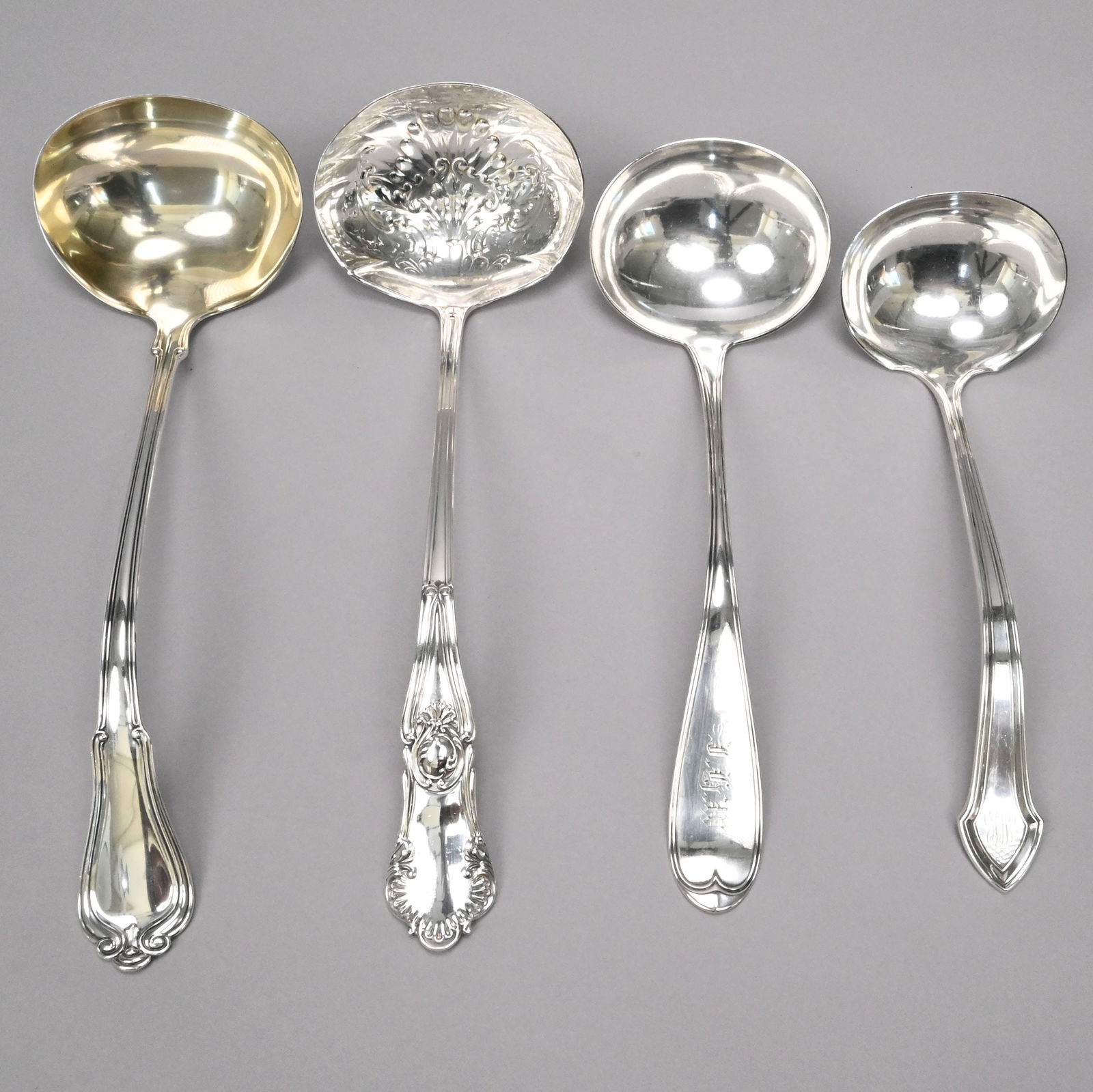 Four American Sterling Silver Ladles (1 of 14)