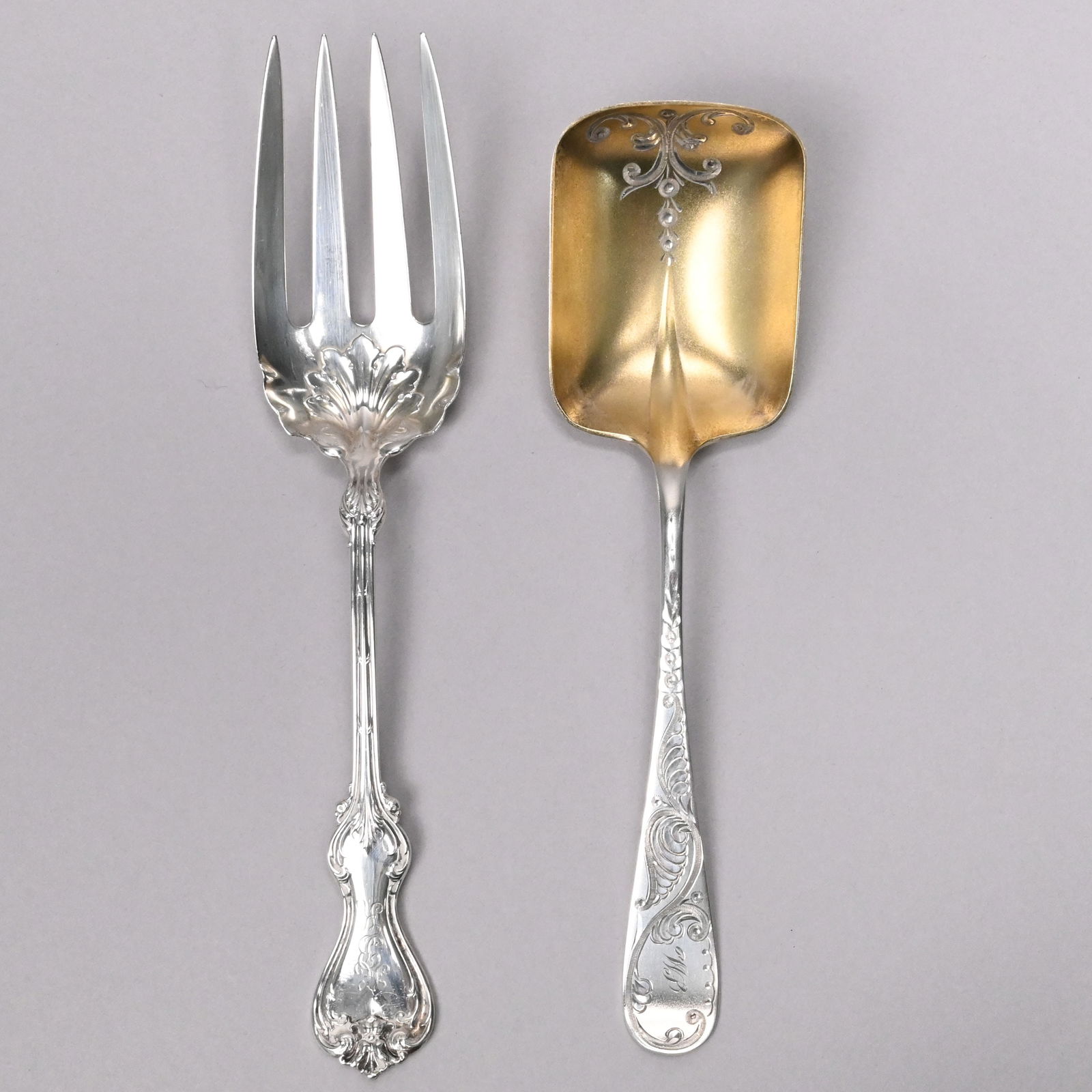 Eight American Sterling Silver Serving Utensils - 5