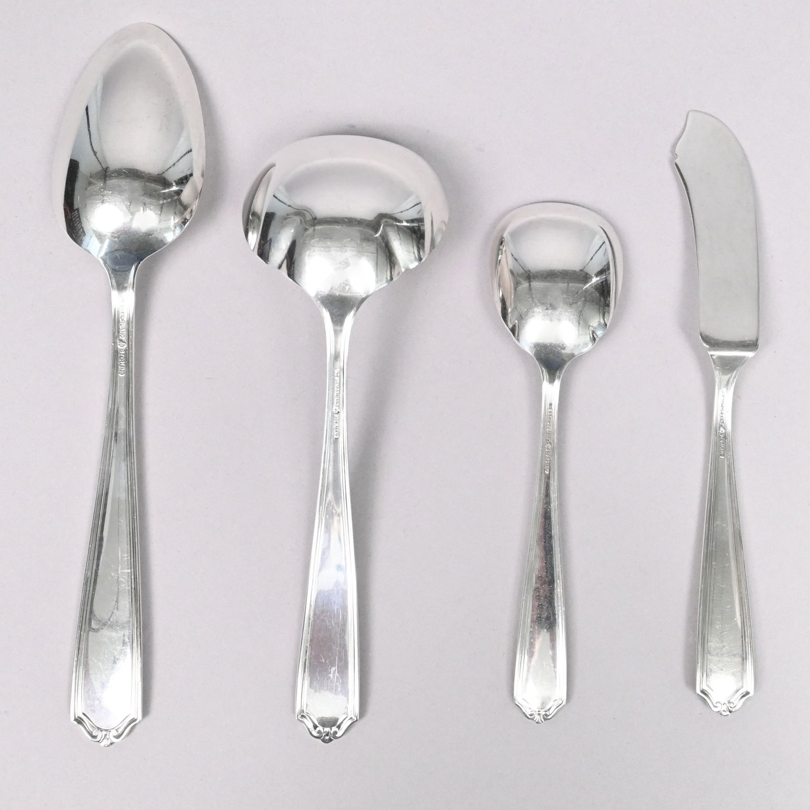 American Sterling Silver Flatware Service - 11
