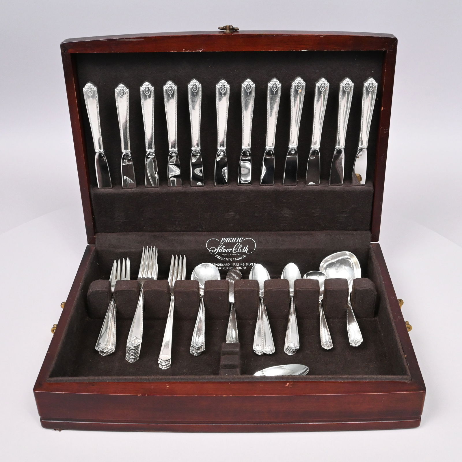 American Sterling Silver Flatware Service - 2