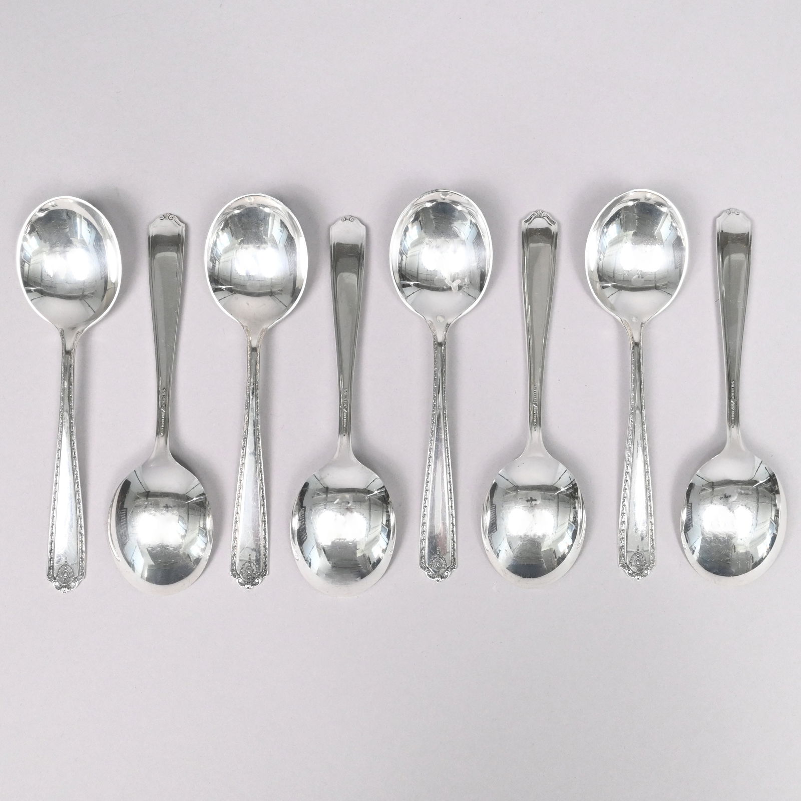American Sterling Silver Flatware Service - 5