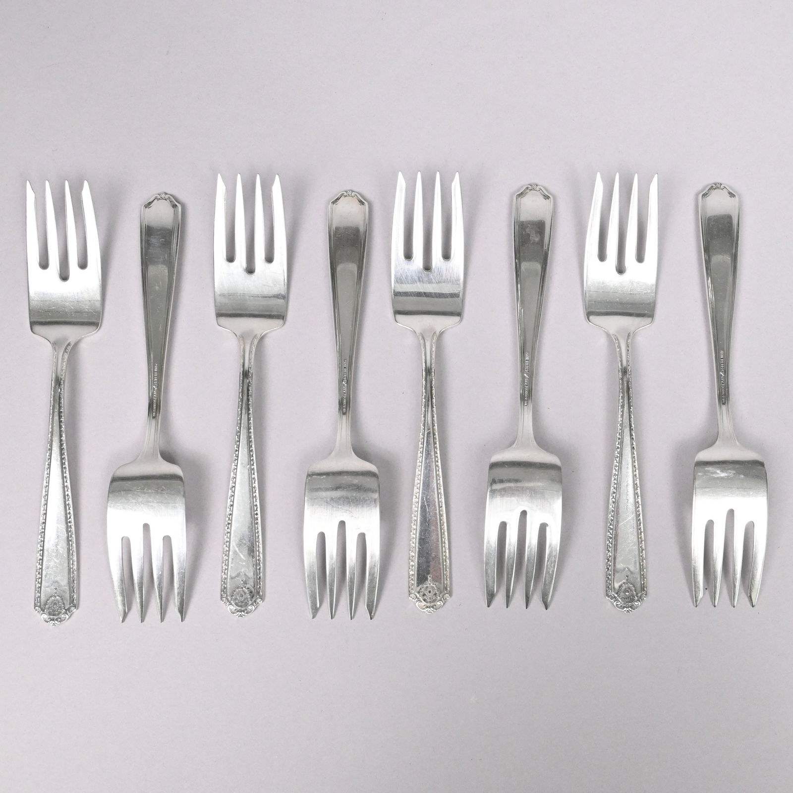 American Sterling Silver Flatware Service - 6