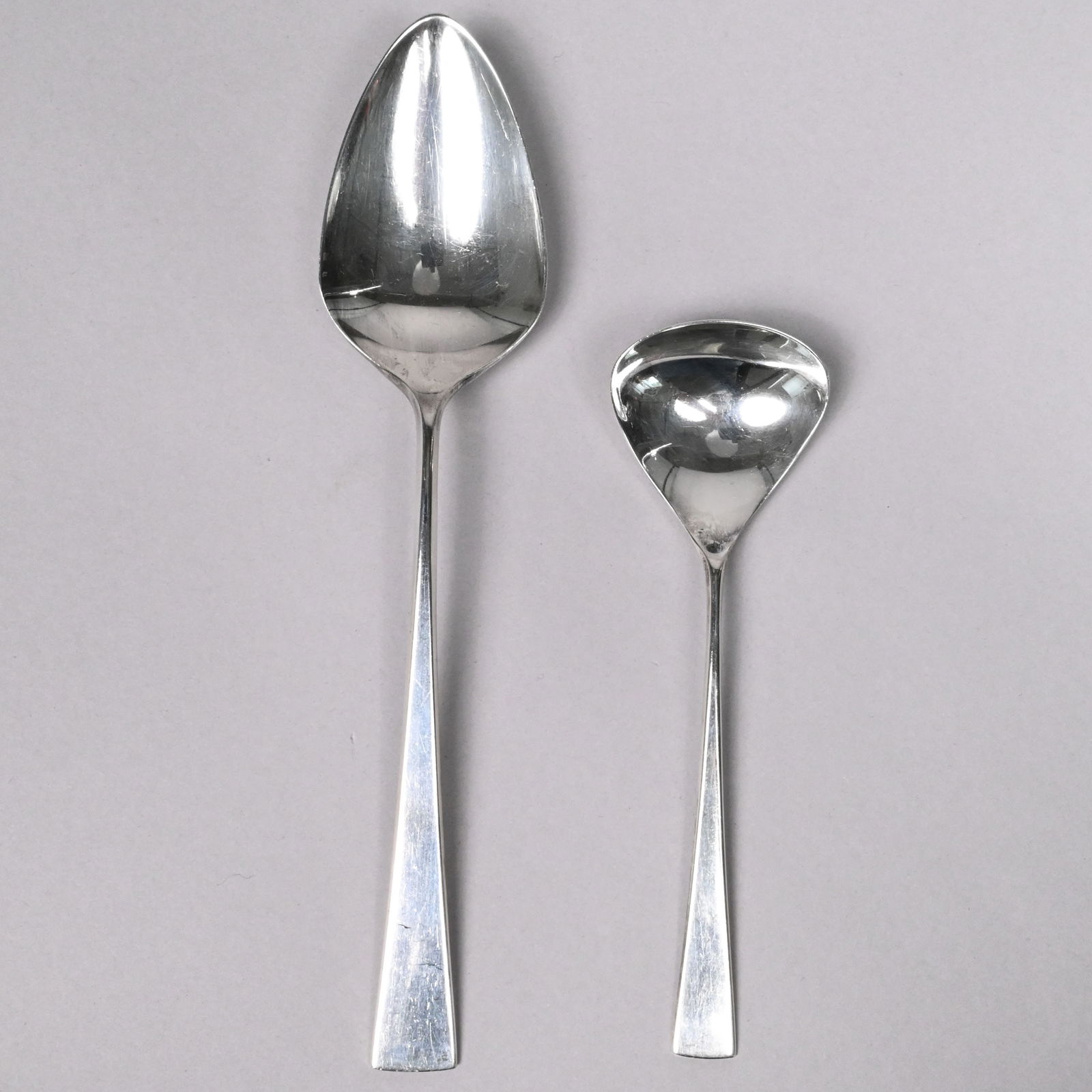 Mid-Century Modern Silver Place Setting for Two - 2