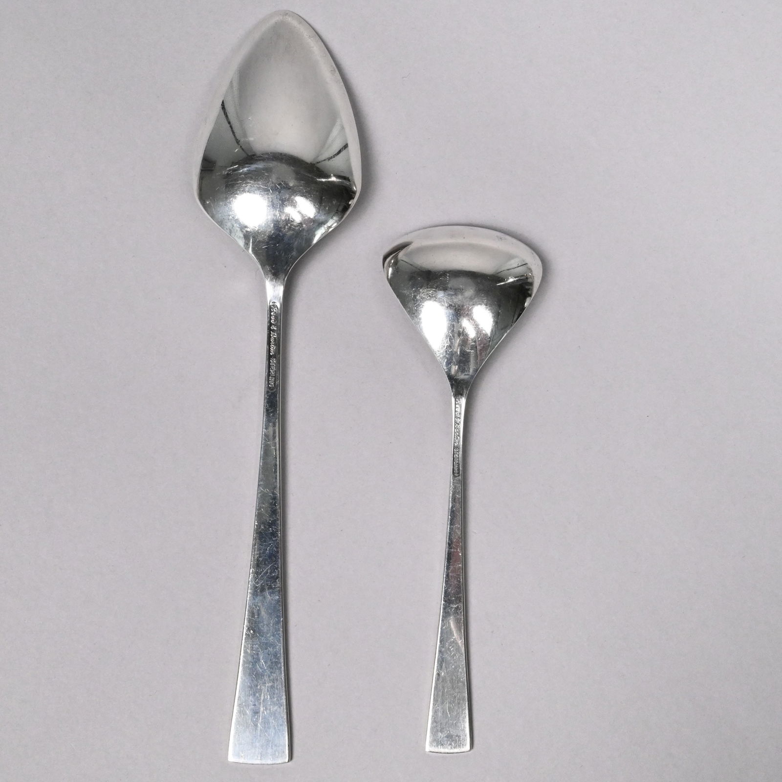 Mid-Century Modern Silver Place Setting for Two - 3