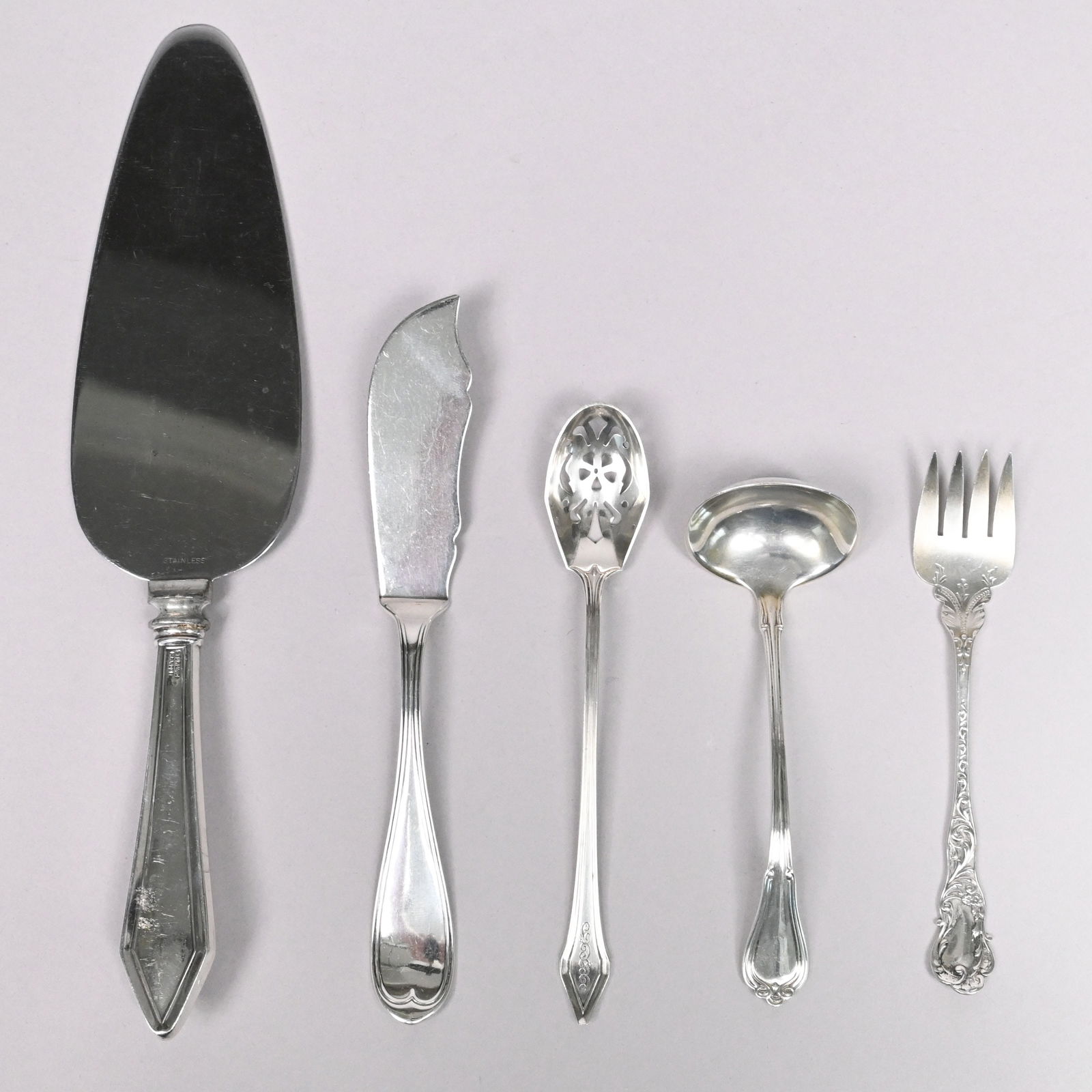 Group American Sterling Silver Flatware & Utensils - 10