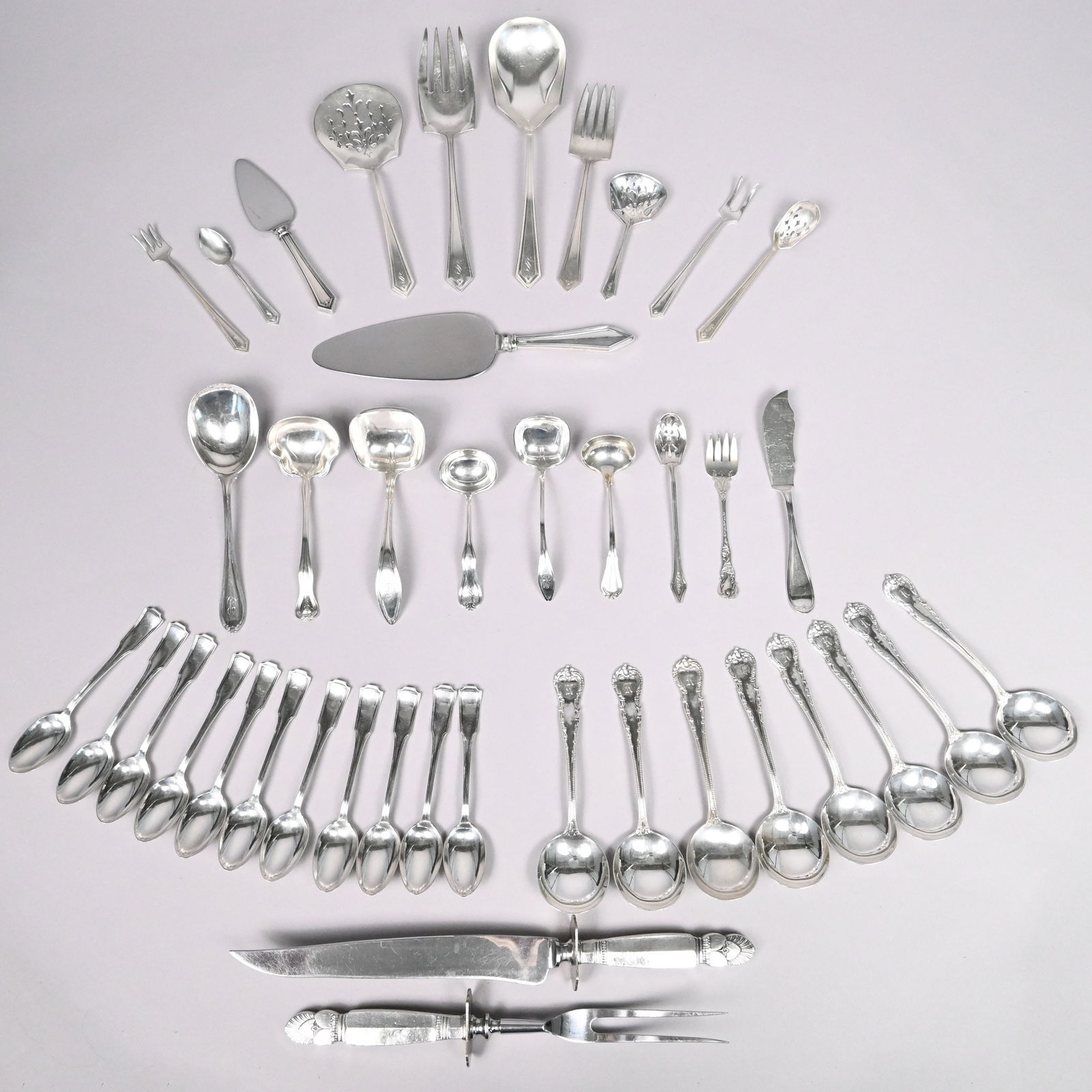 Group American Sterling Silver Flatware & Utensils (1 of 15)