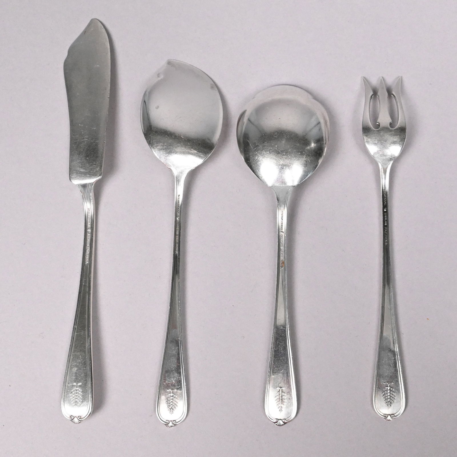 American Sterling Silver Flatware Service - 10