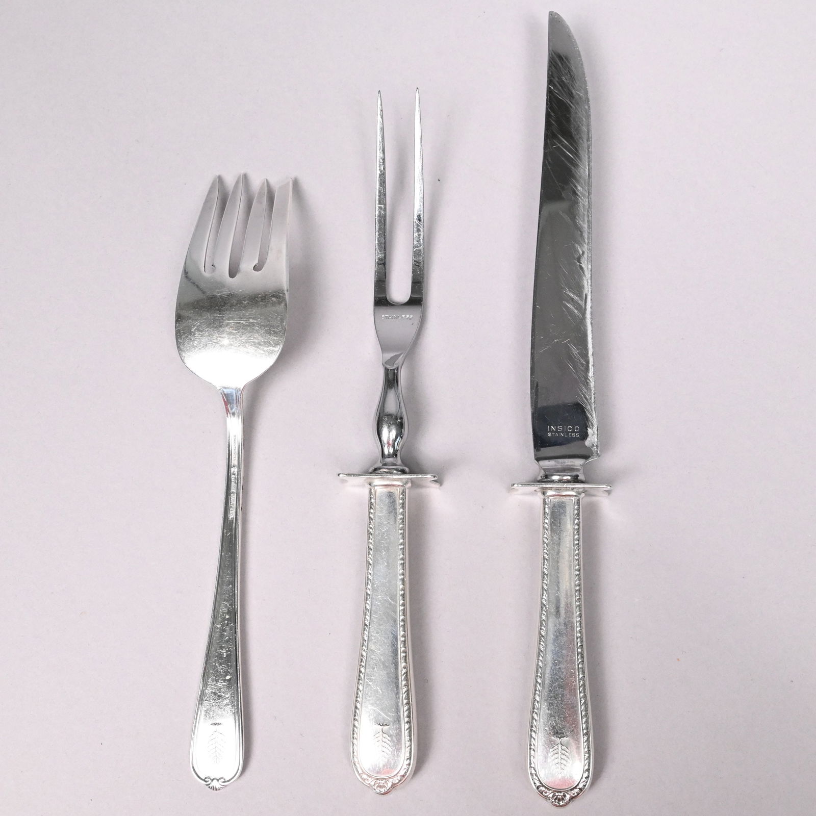 American Sterling Silver Flatware Service - 12