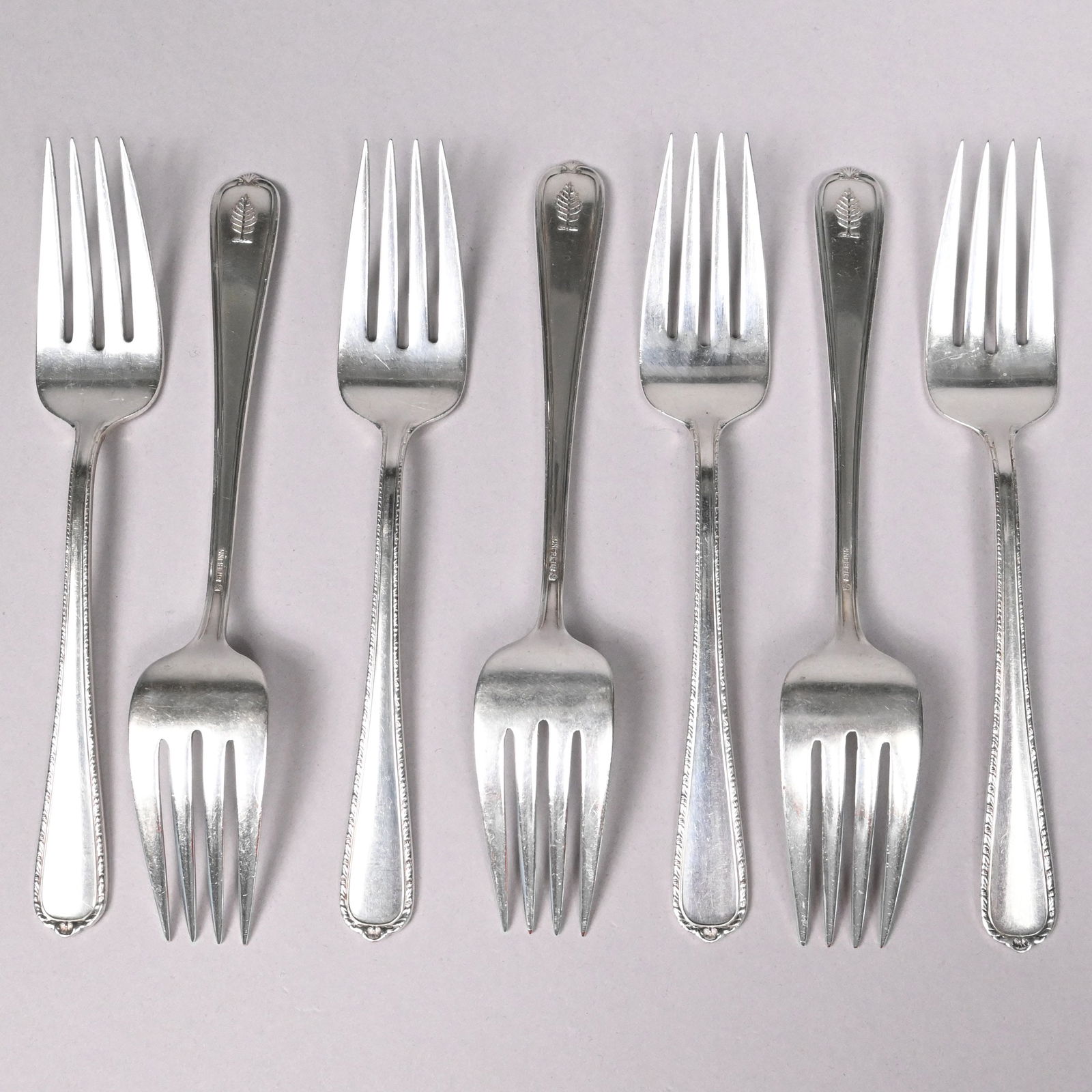 American Sterling Silver Flatware Service - 5