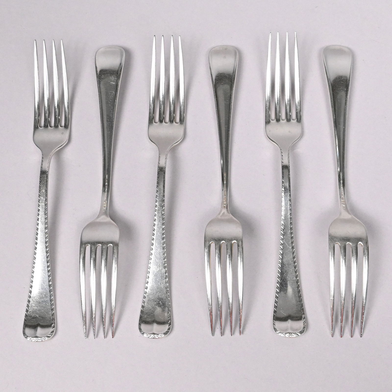 American Sterling Silver Flatware Service - 6