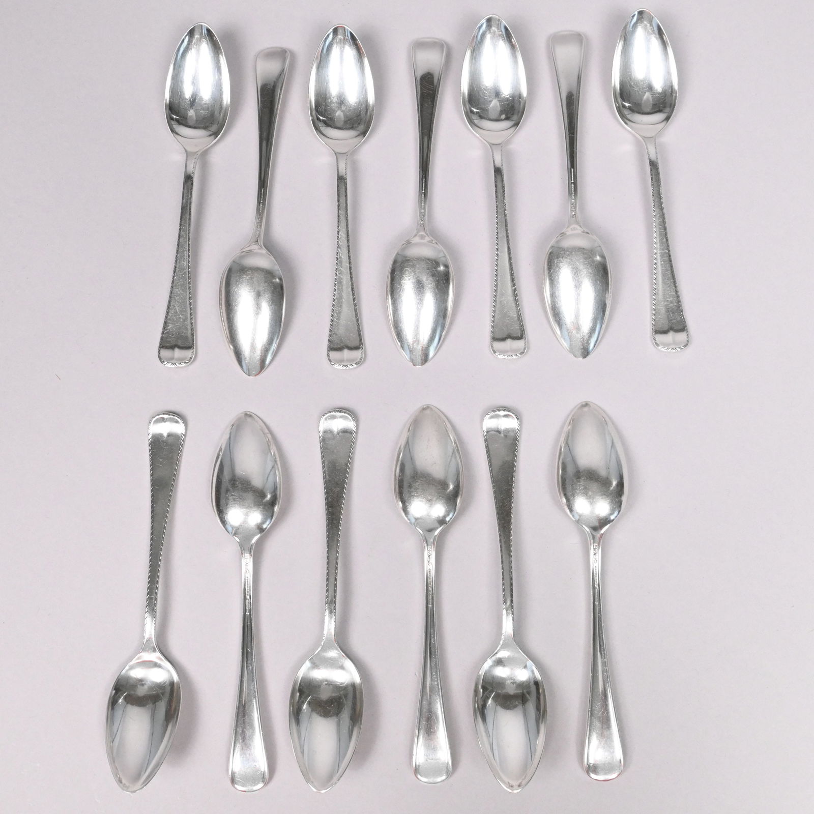 American Sterling Silver Flatware Service - 9