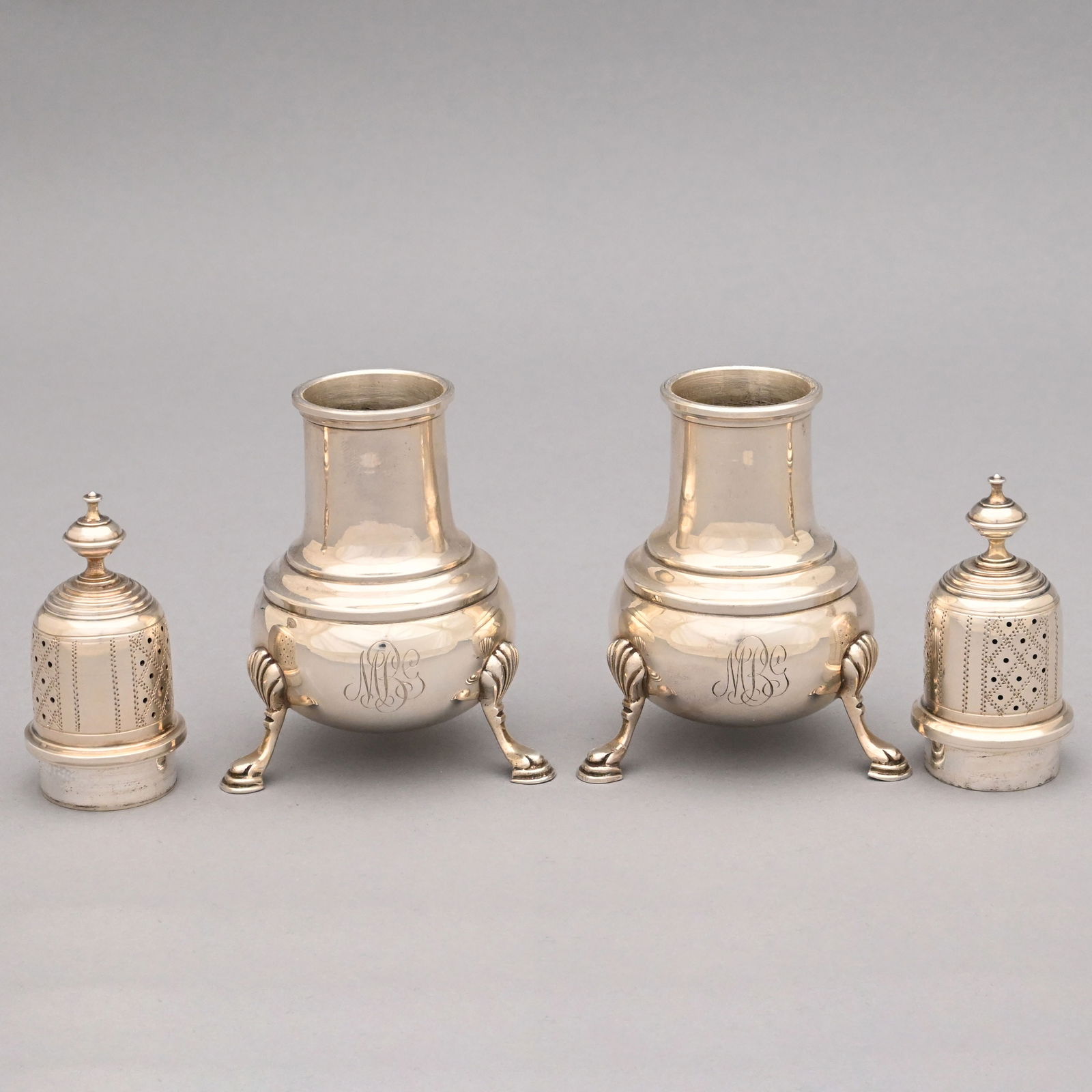 Five American Sterling Silver Table Articles - 12