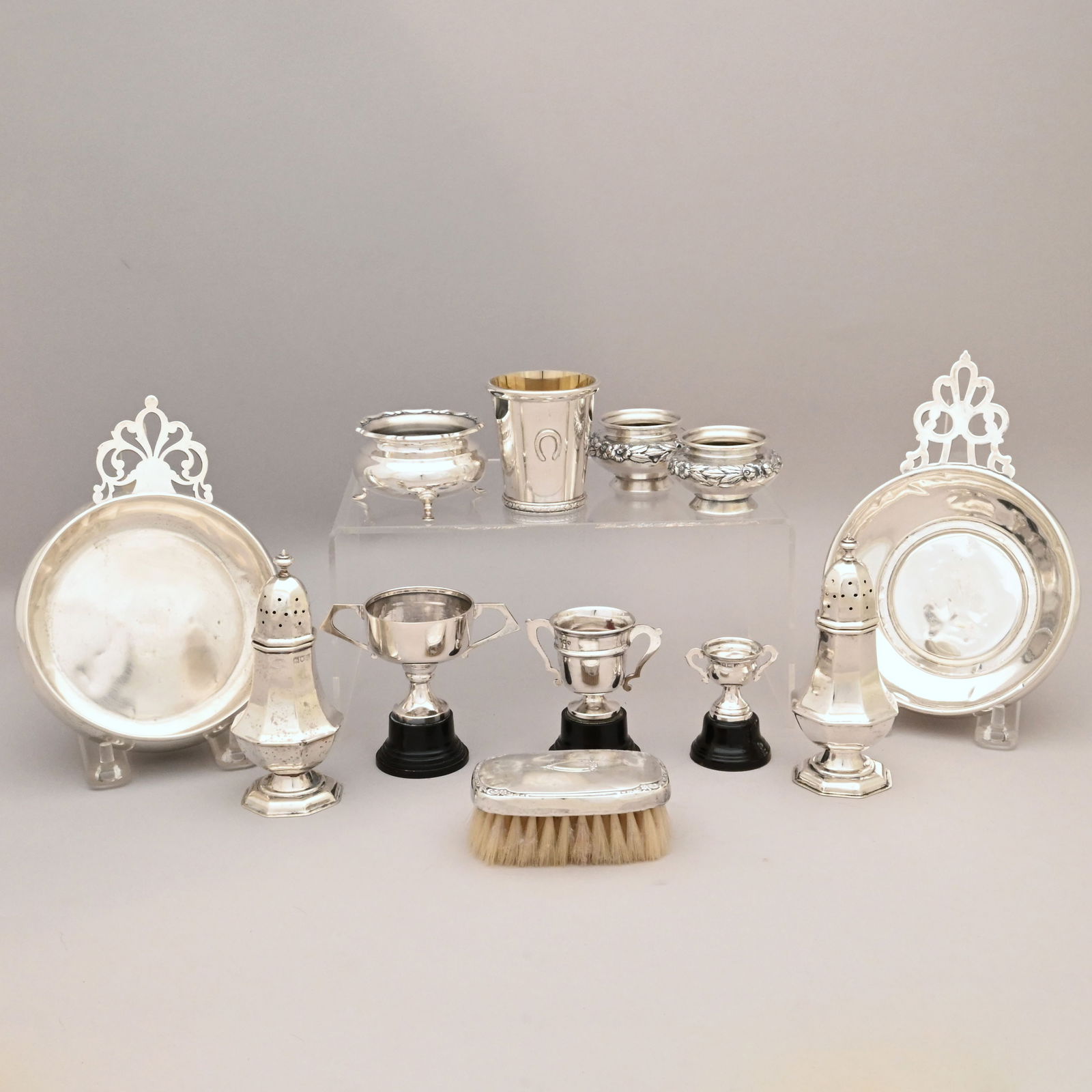 Twelve American and English Silver Table Articles (1 of 20)