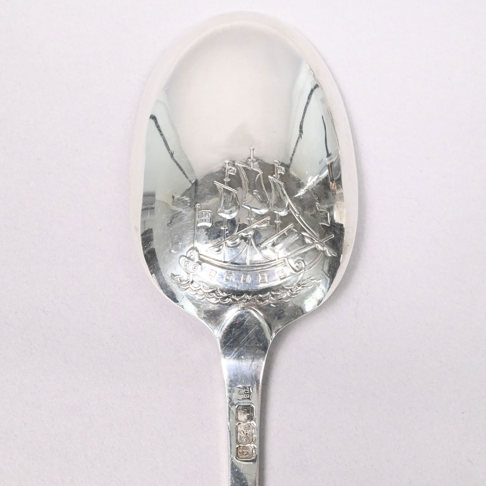 Nine English Sterling Silver Serving Utensils - 10
