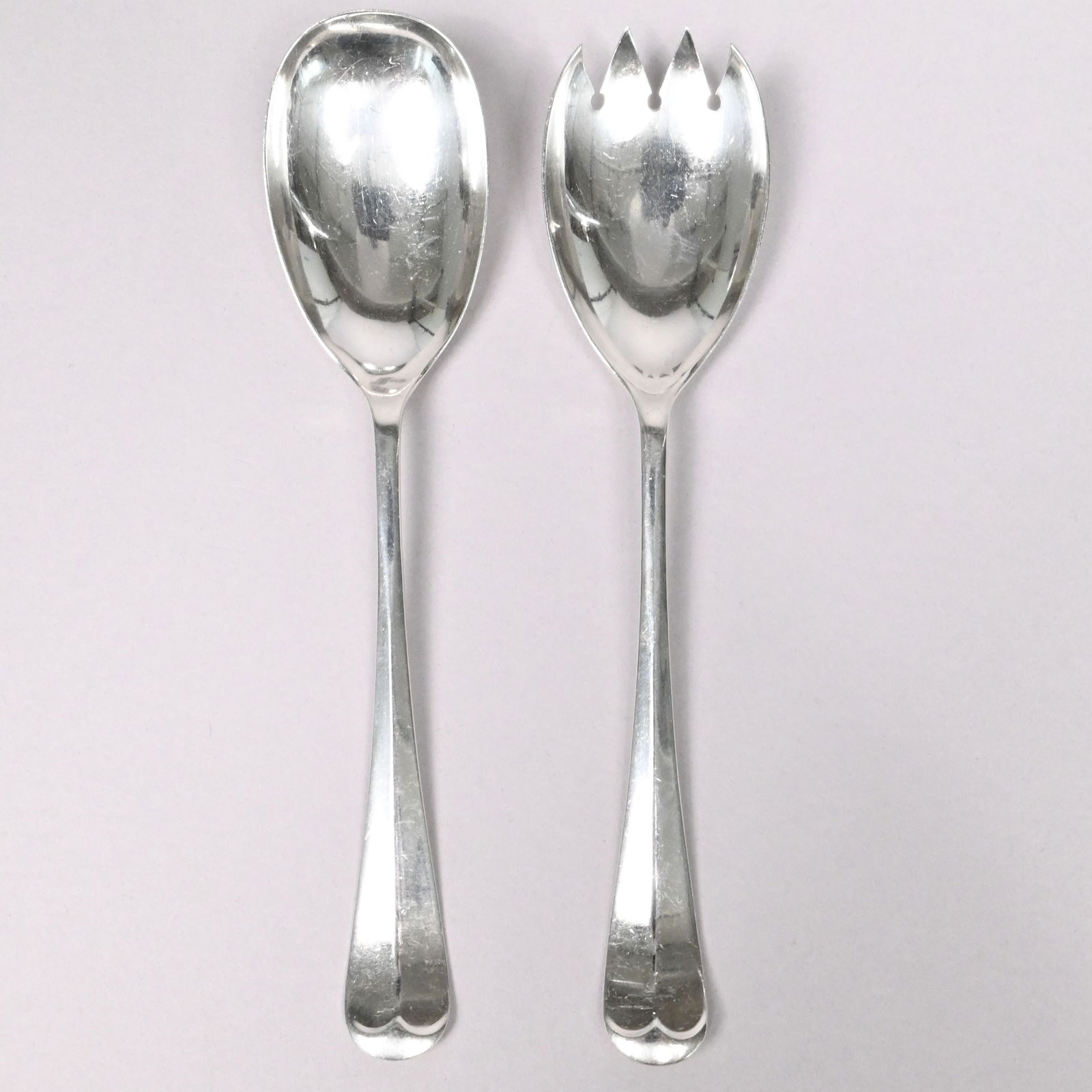 Nine English Sterling Silver Serving Utensils - 11