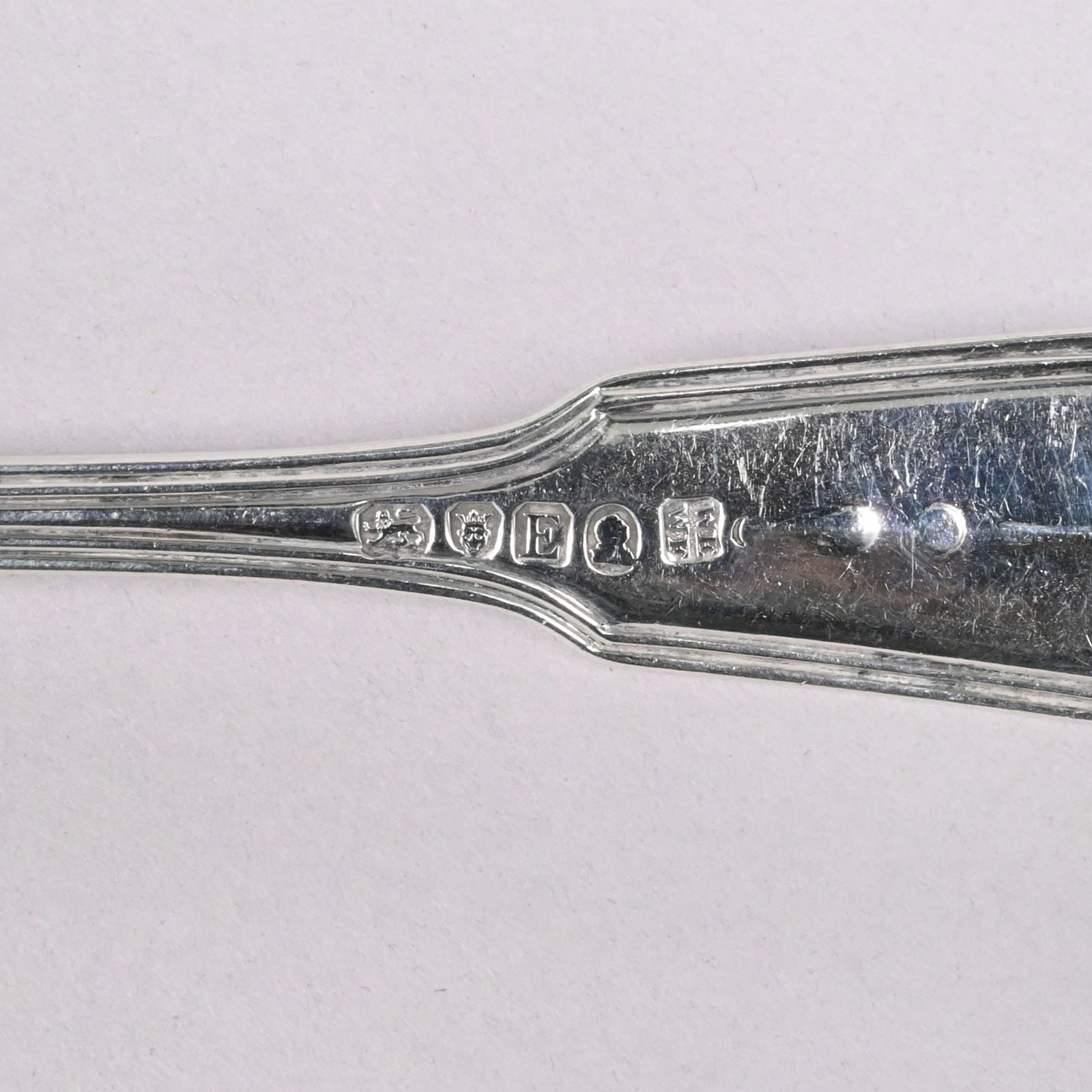 Nine English Sterling Silver Serving Utensils - 16