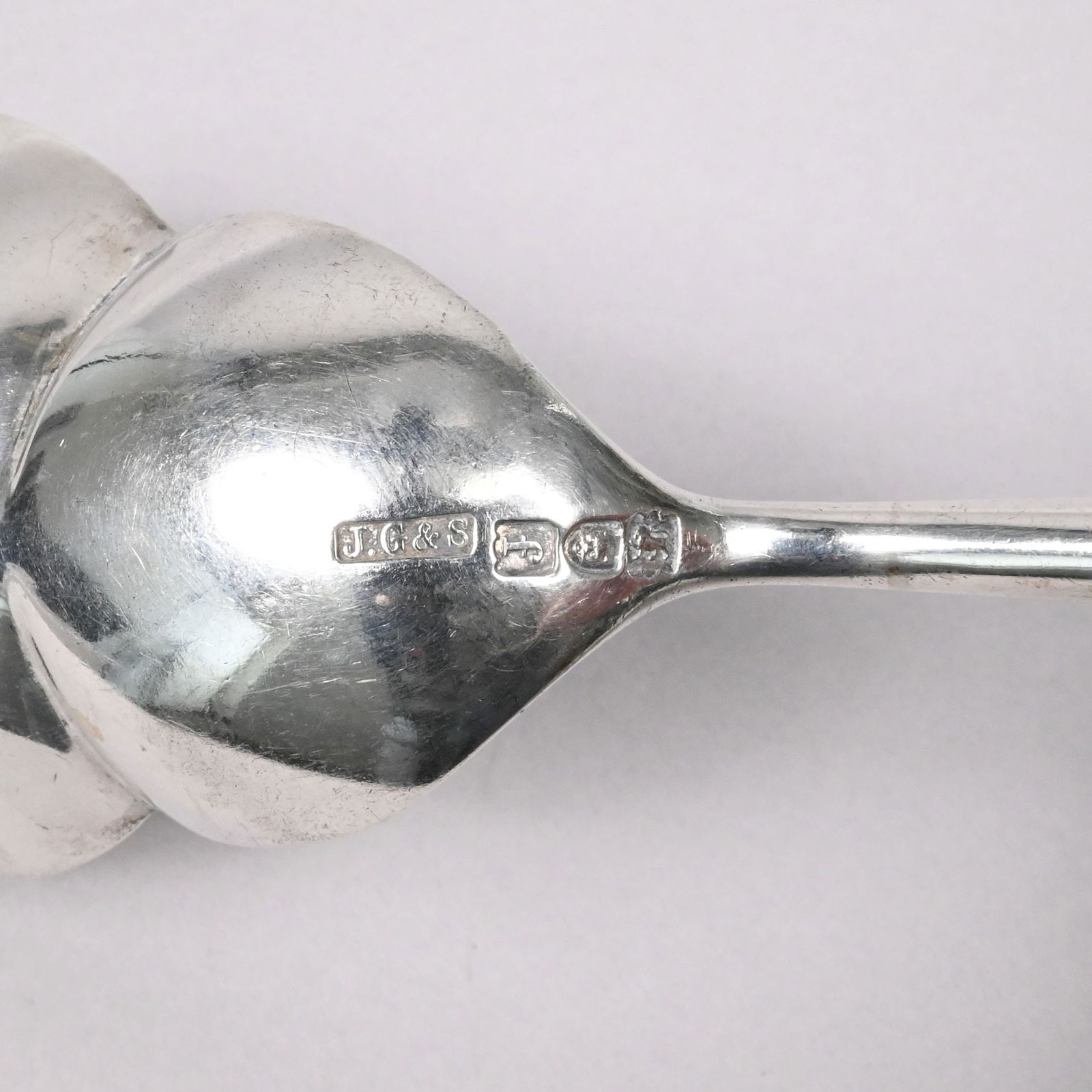 Nine English Sterling Silver Serving Utensils - 4