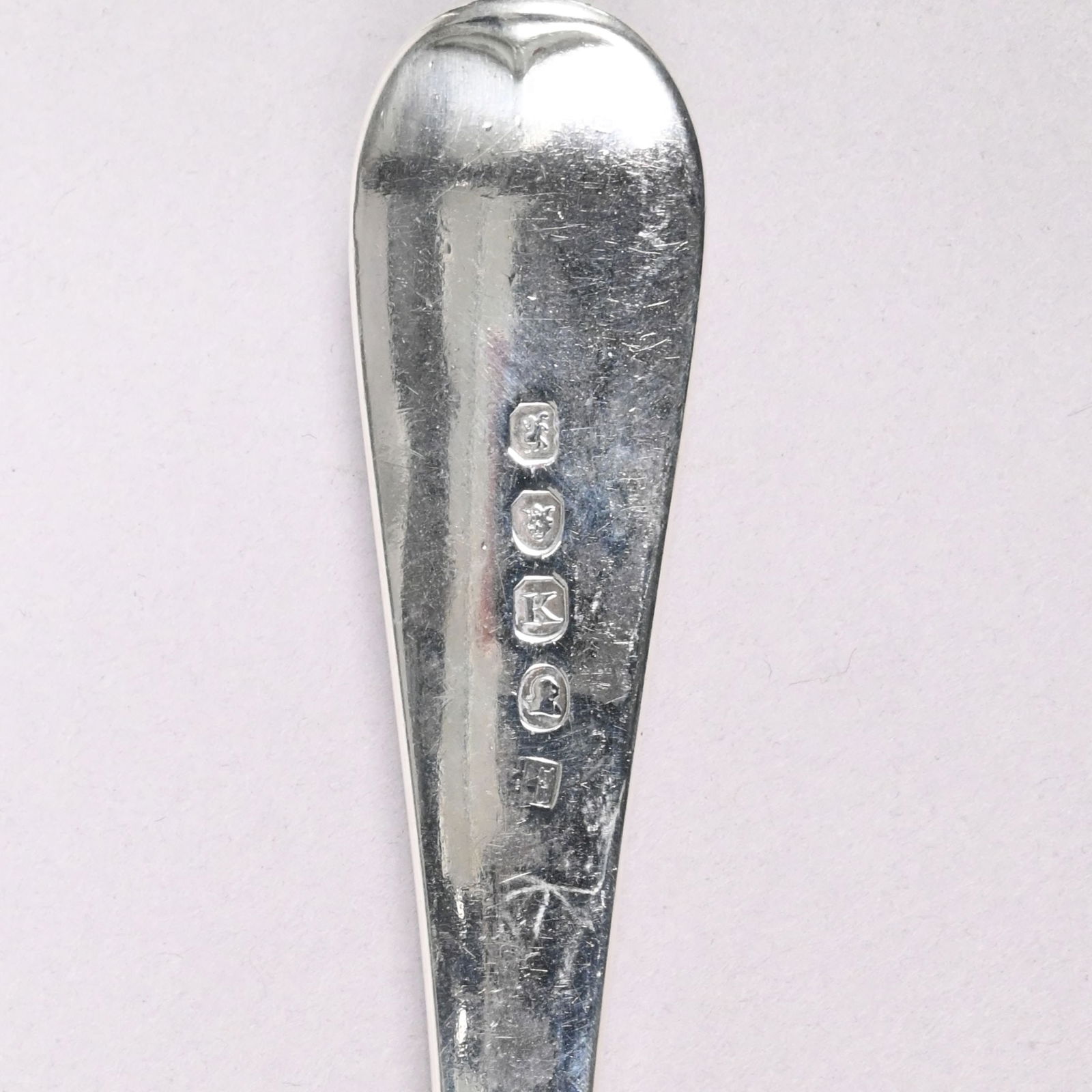 Nine English Sterling Silver Serving Utensils - 7