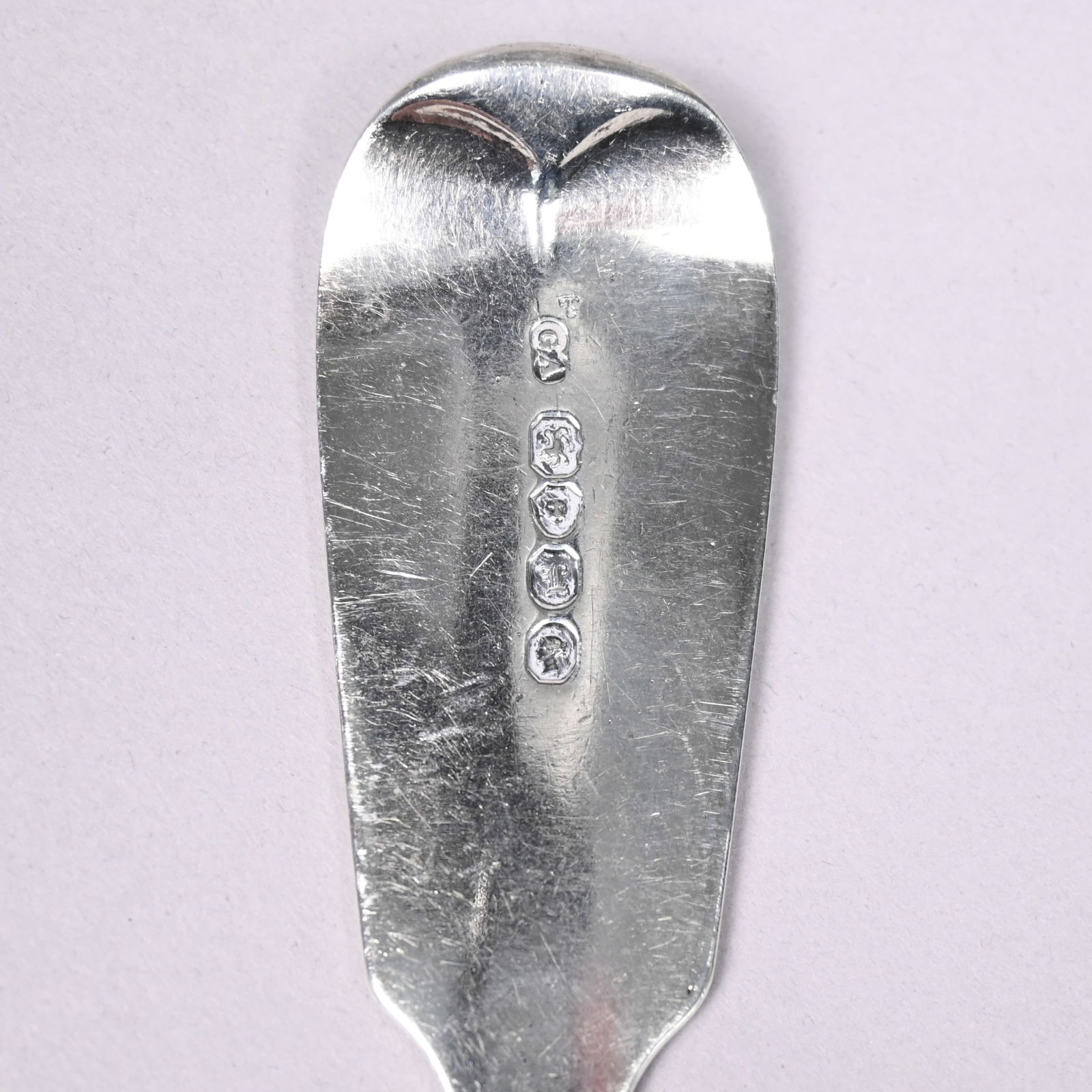 Five English Silver Table&Serving Spoons, P. Storr - 5